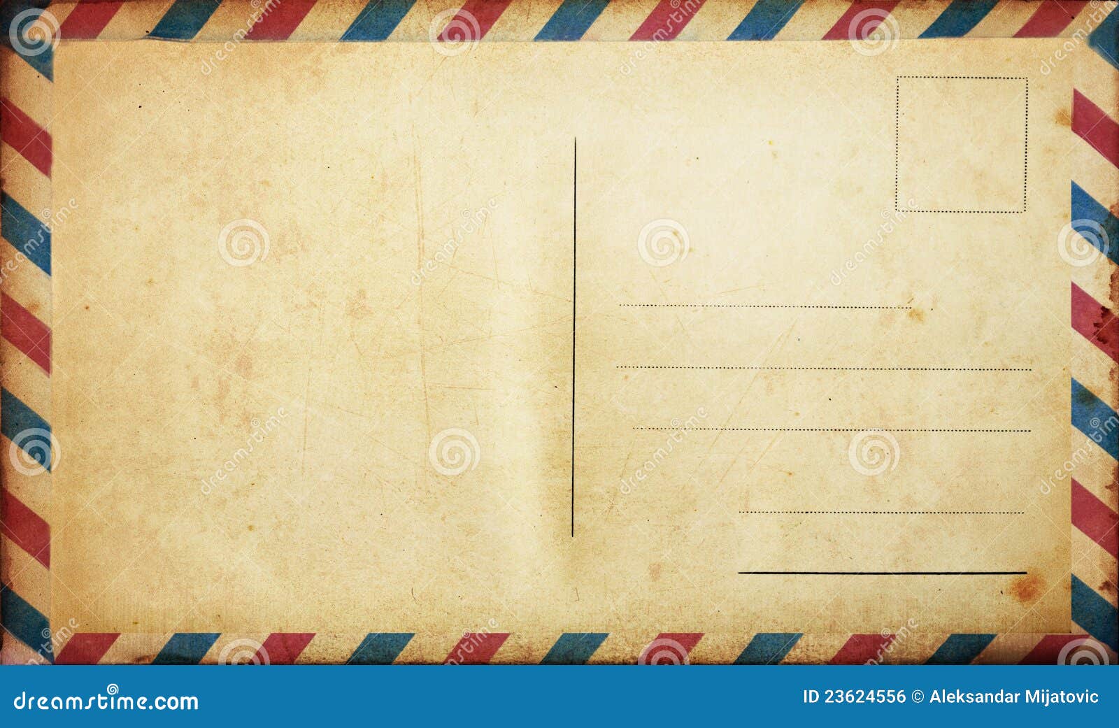 Blank vintage postcard stock photo. Image of postal, antique - 23624556