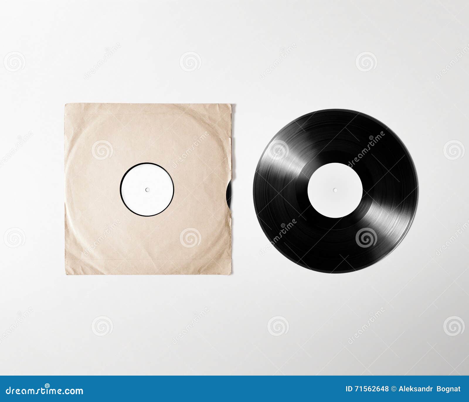 blank vinyl album cover sleeve mockup, , clipping path