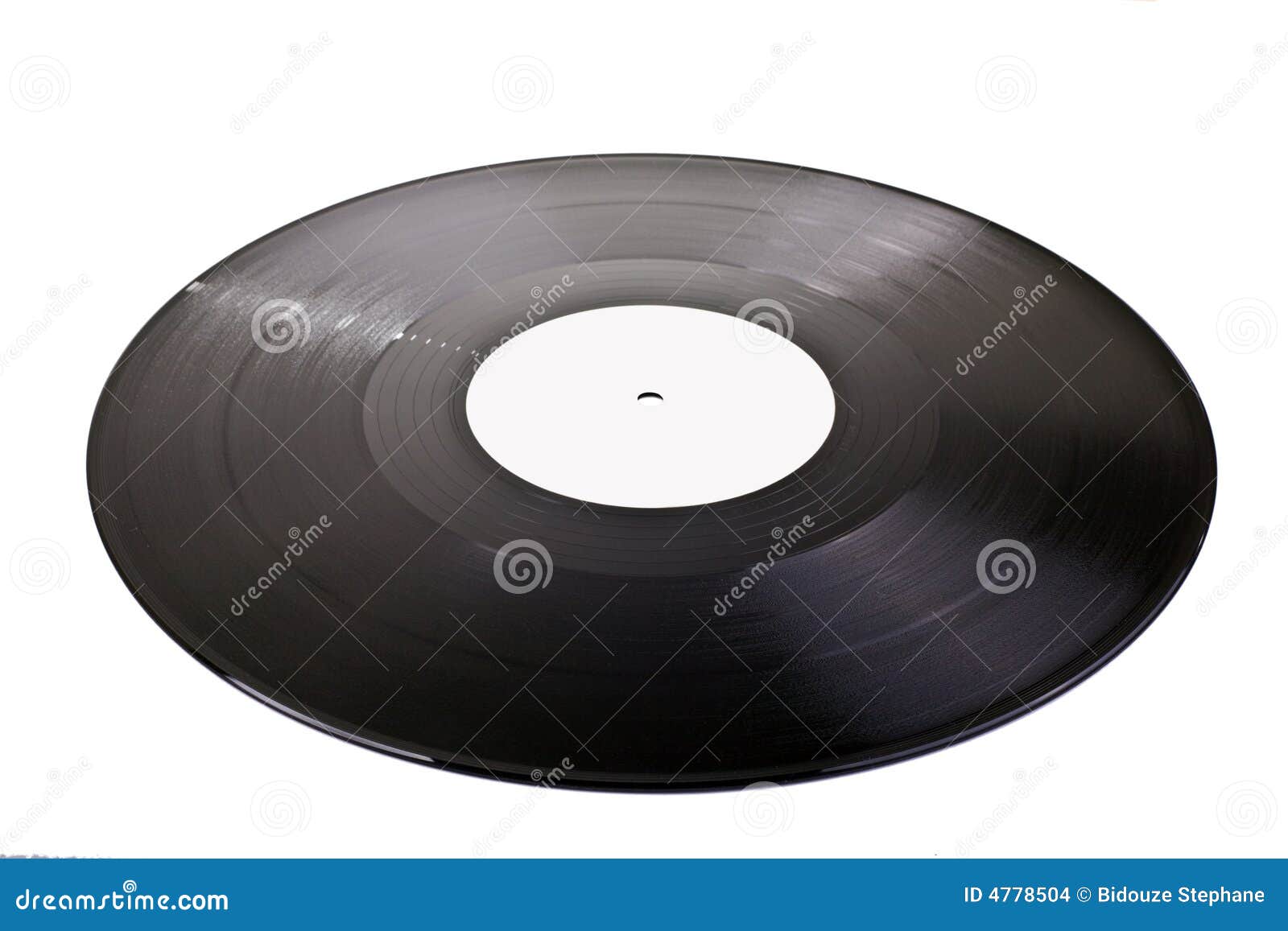 Blank vinyl disc stock photo. Image of middle, fashion 4778504
