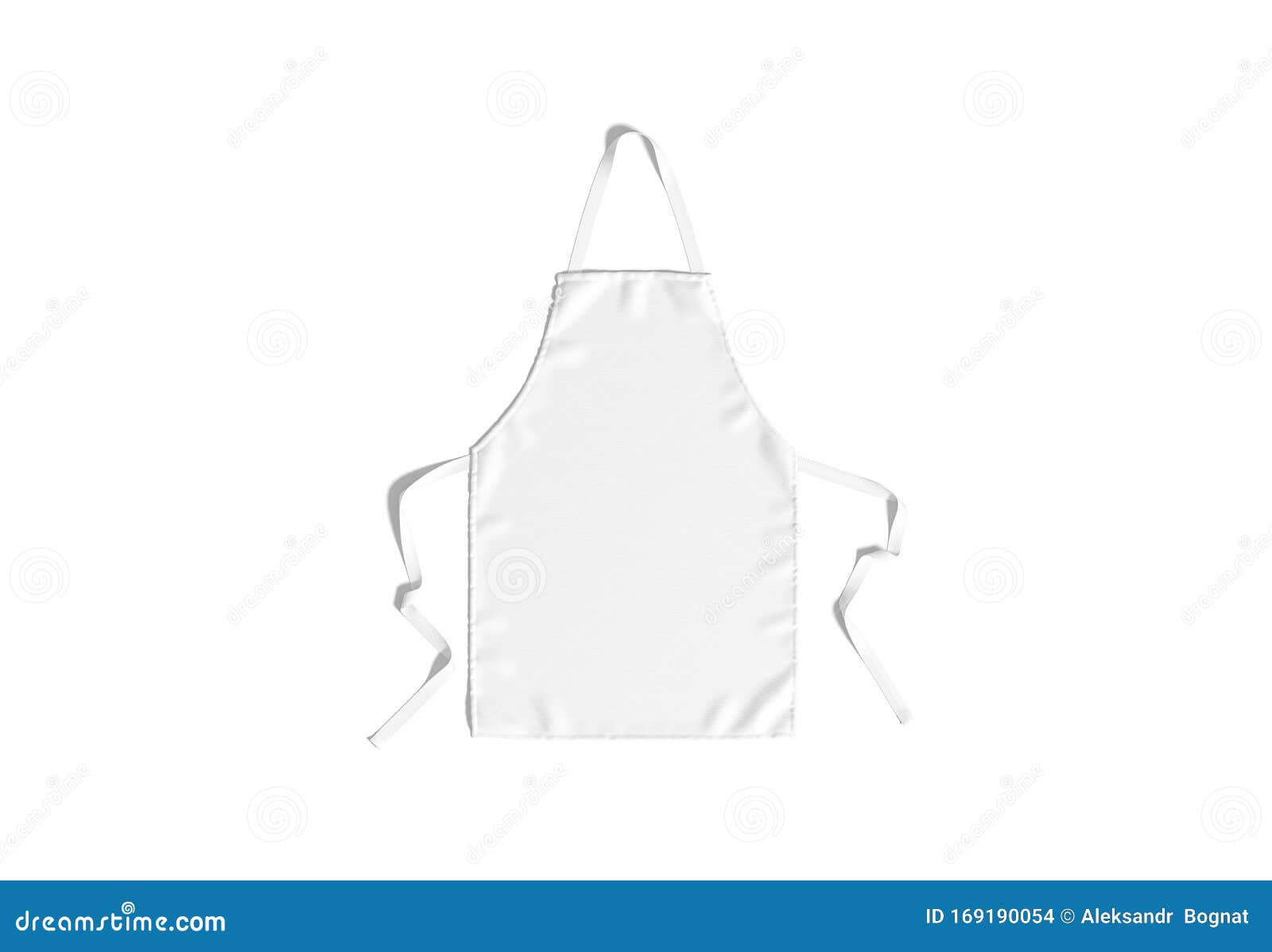 Download Blank White Apron With Strap Mockup, Top View Stock ...