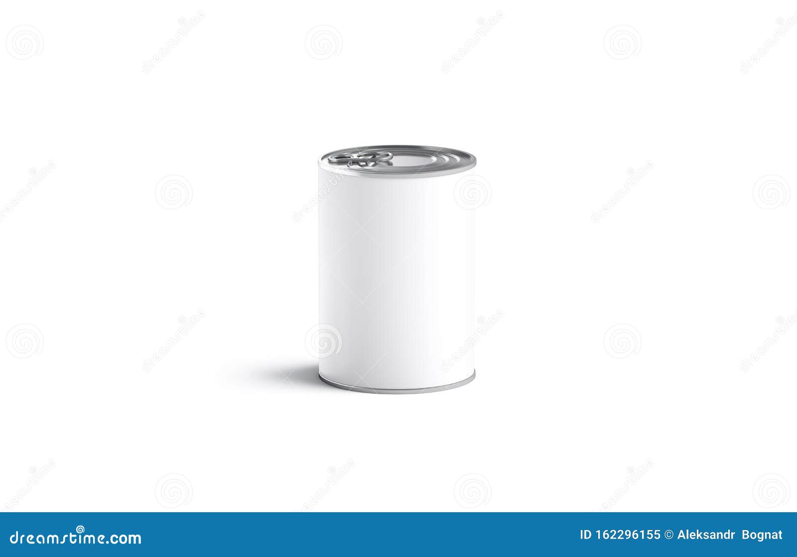 blank white big conserve can mock up, front view