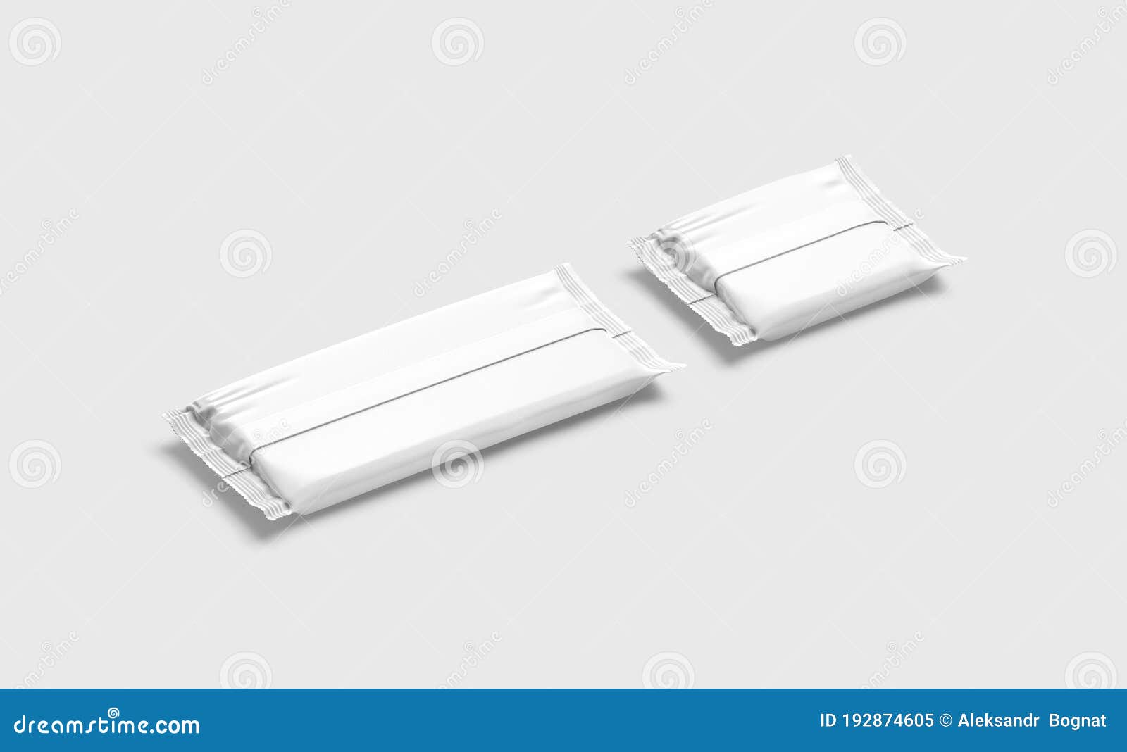Download Blank White Big And Square Chocolate Bar Foil Wrap Mockup, Stock Illustration - Illustration of ...