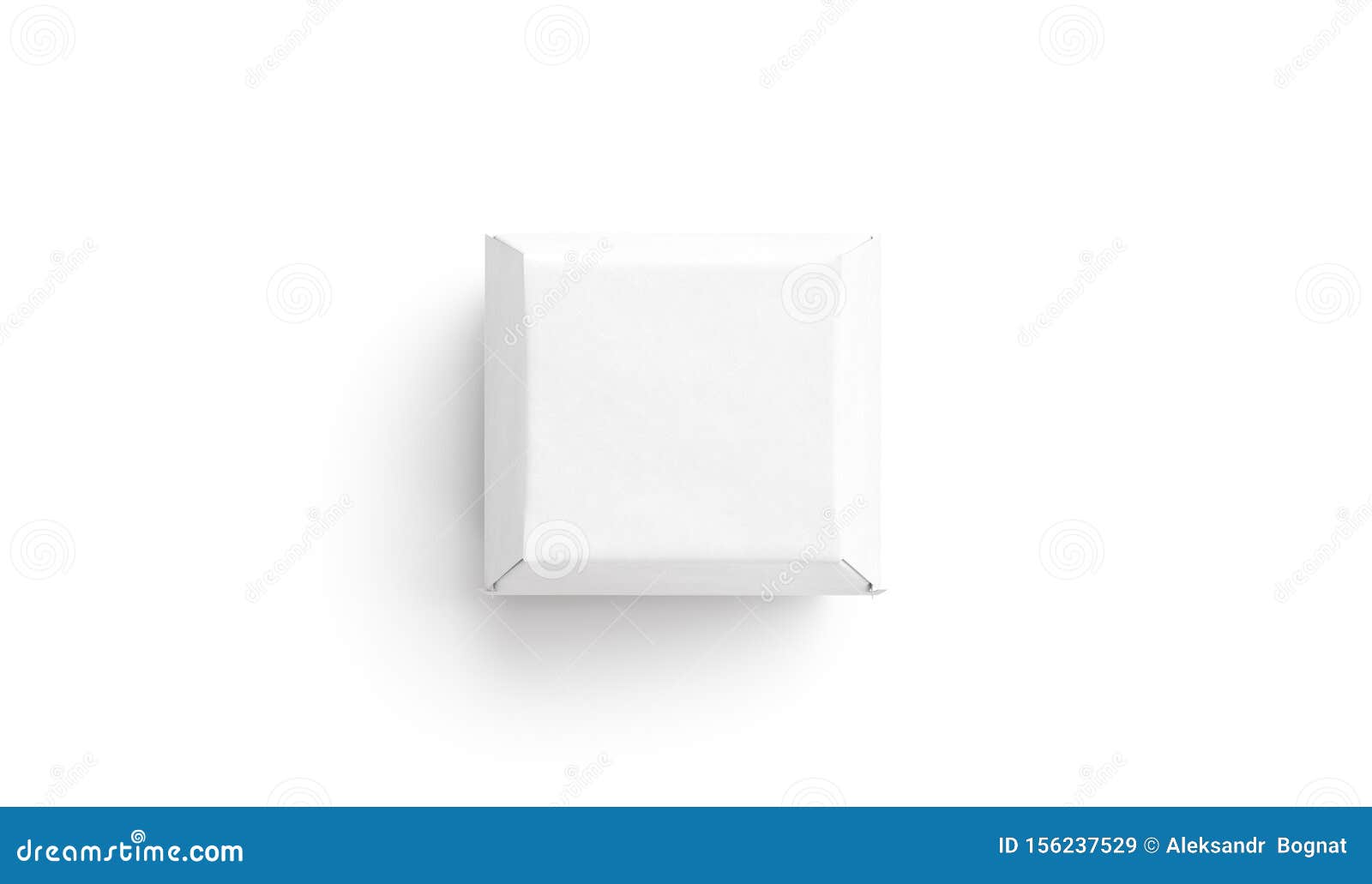 Download Blank White Burger Box Mock Up Isolated Top View Stock Illustration Illustration Of Cardboard Clear 156237529