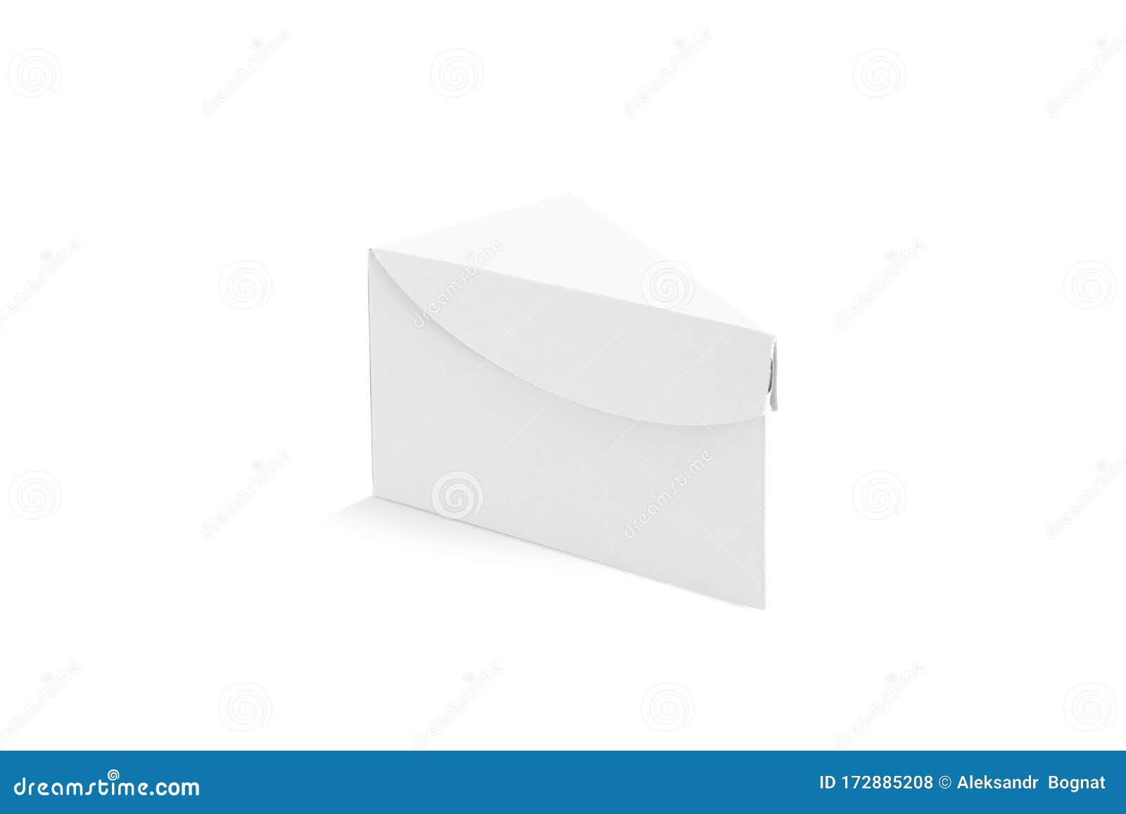 Download Blank White Cake Piece Box Mockup, Left Side View Stock Photo - Image of carton, candy: 172885208