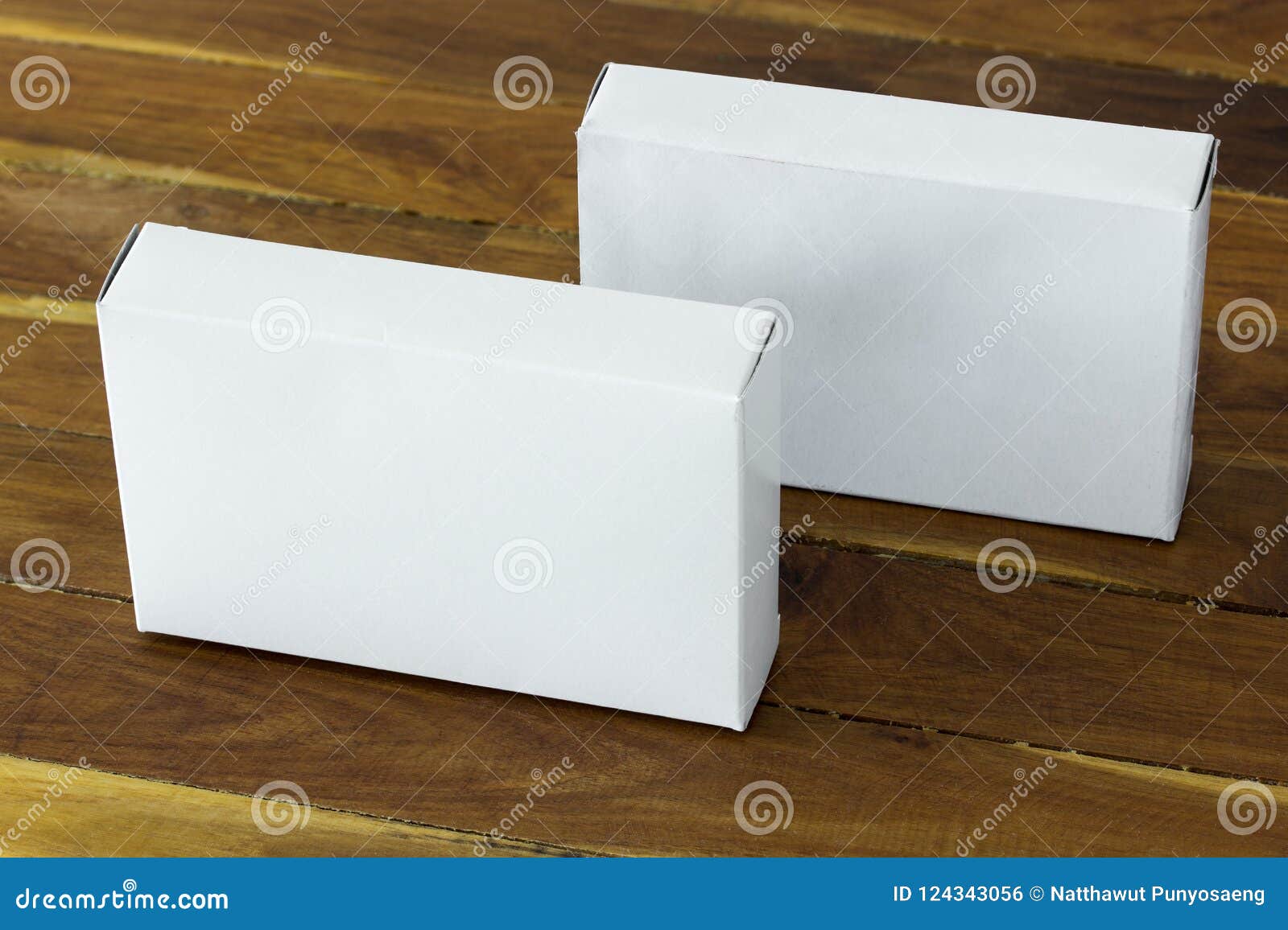 Download Blank White Cardboard Package Box Mockup Stock Photo ...