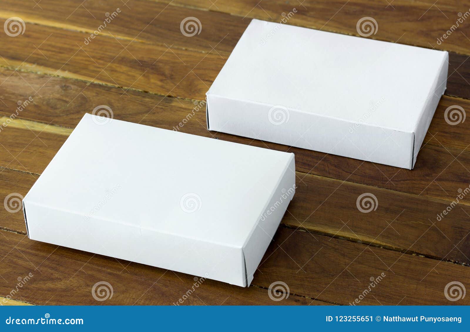 Download Blank White Cardboard Package Box Mockup Stock Image ...