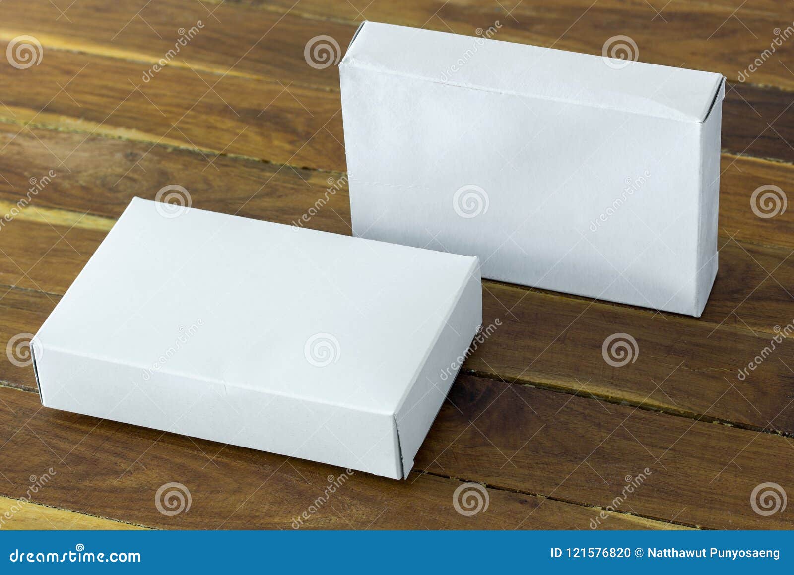 Download Blank White Cardboard Package Box Mockup Stock Photo ...