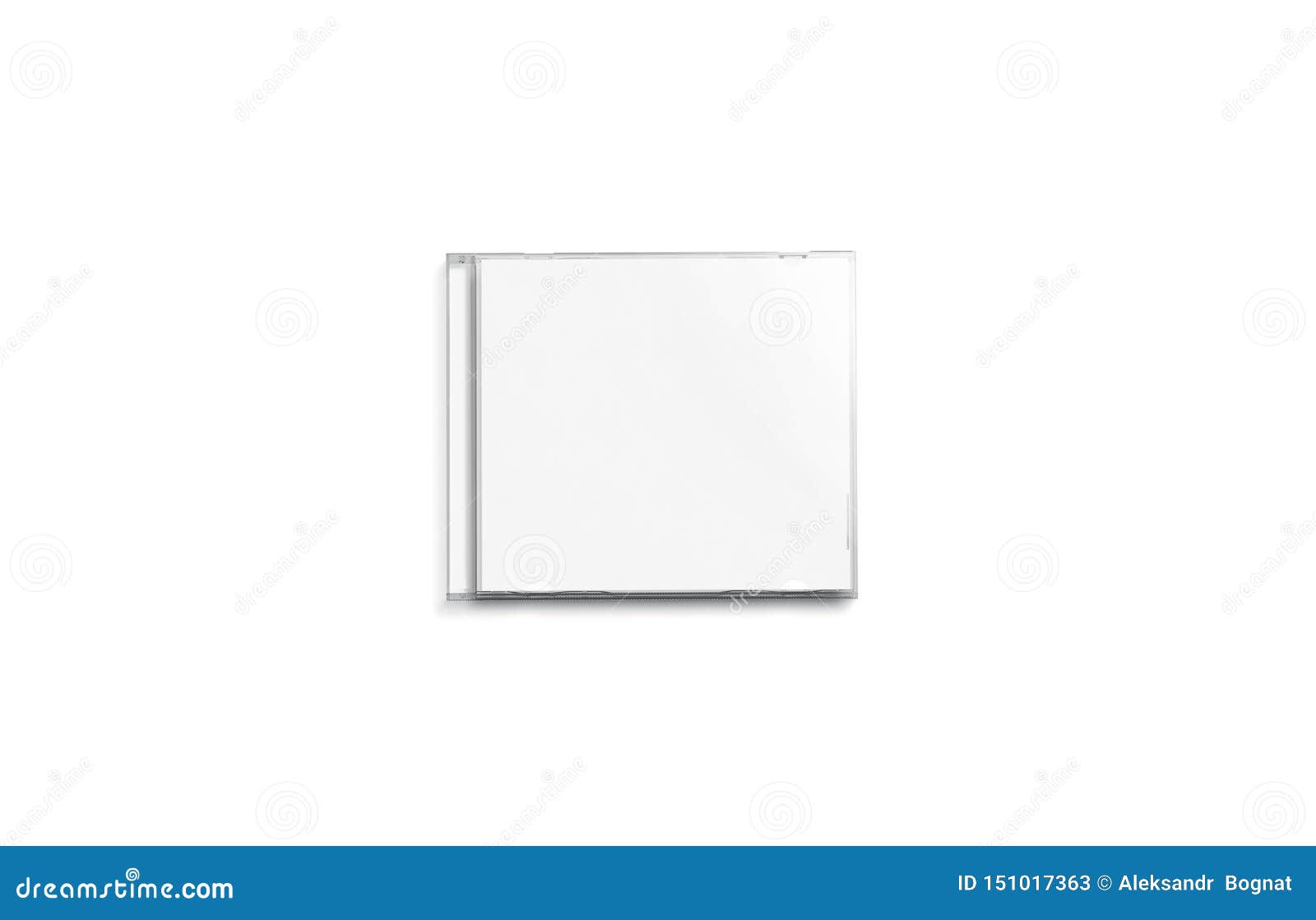 Download Blank White Cd Case Closed Mock Up, Top View, Isolated ...