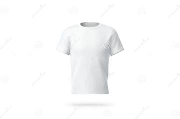 Blank White Clean T-shirt Mockup, Isolated, Front View, Stock Photo ...