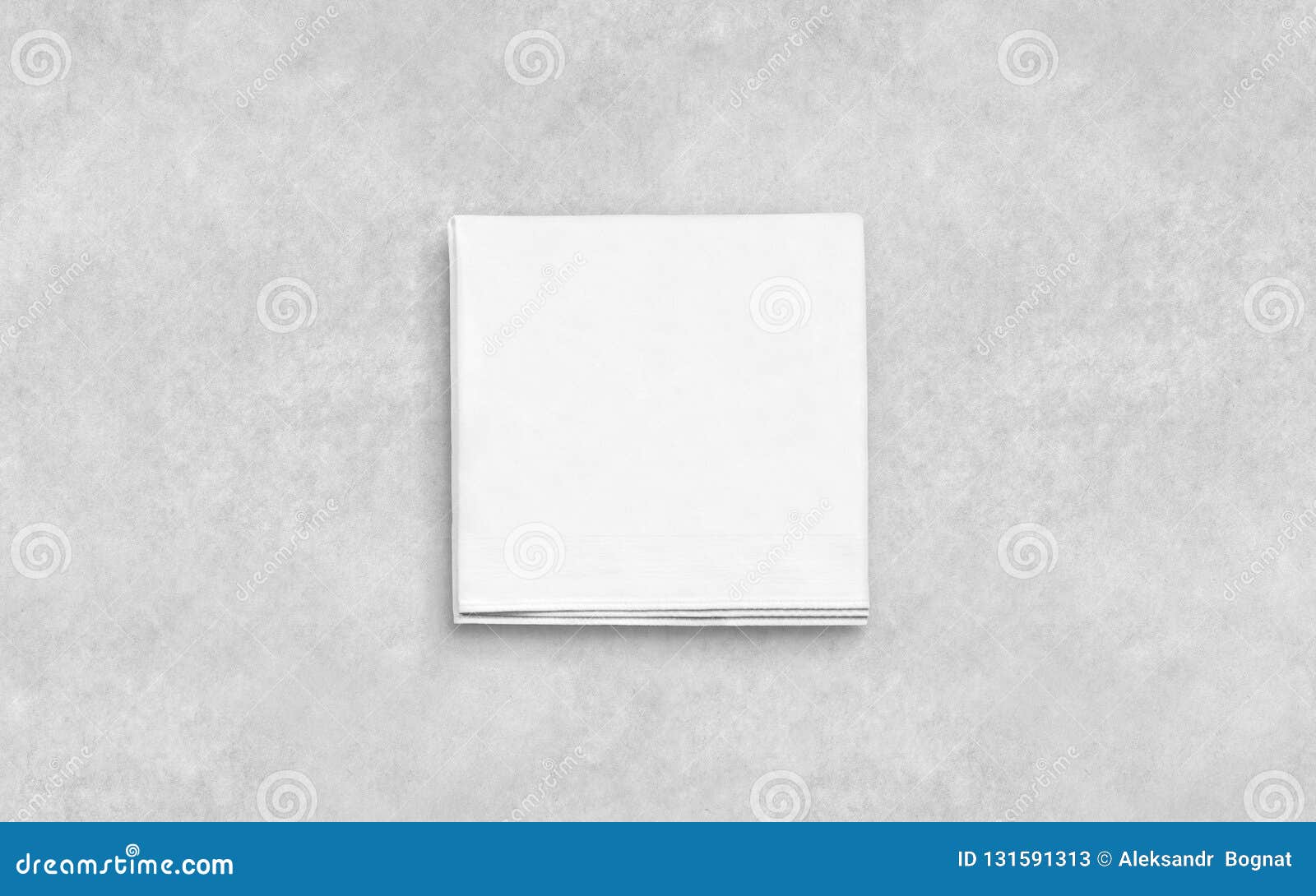 Download Blank White Folded Napkin On Textured Surface Mockup Stock Image Image Of Bathroom Napkin 131591313