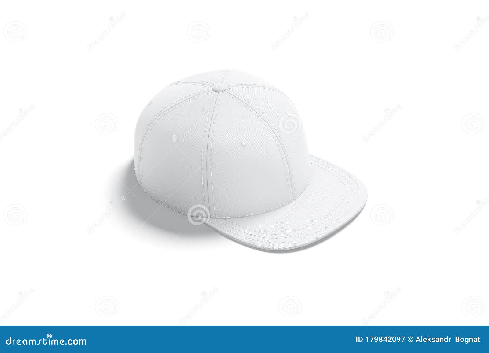 Download Blank White Jeans Snapback Mockup, Side View Stock ...