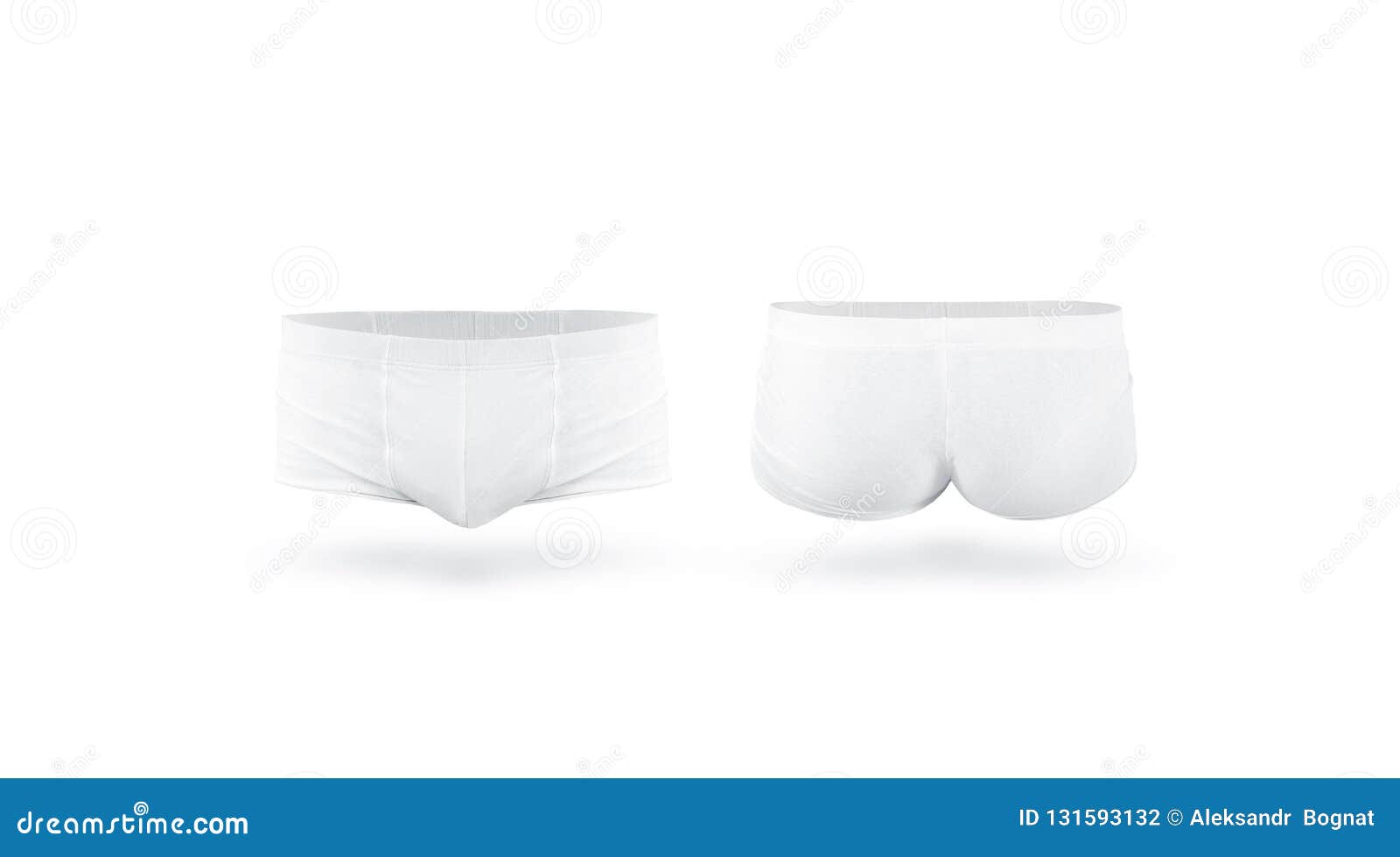 Download Blank White Mens Underpants Mock Up Front And Back View ...
