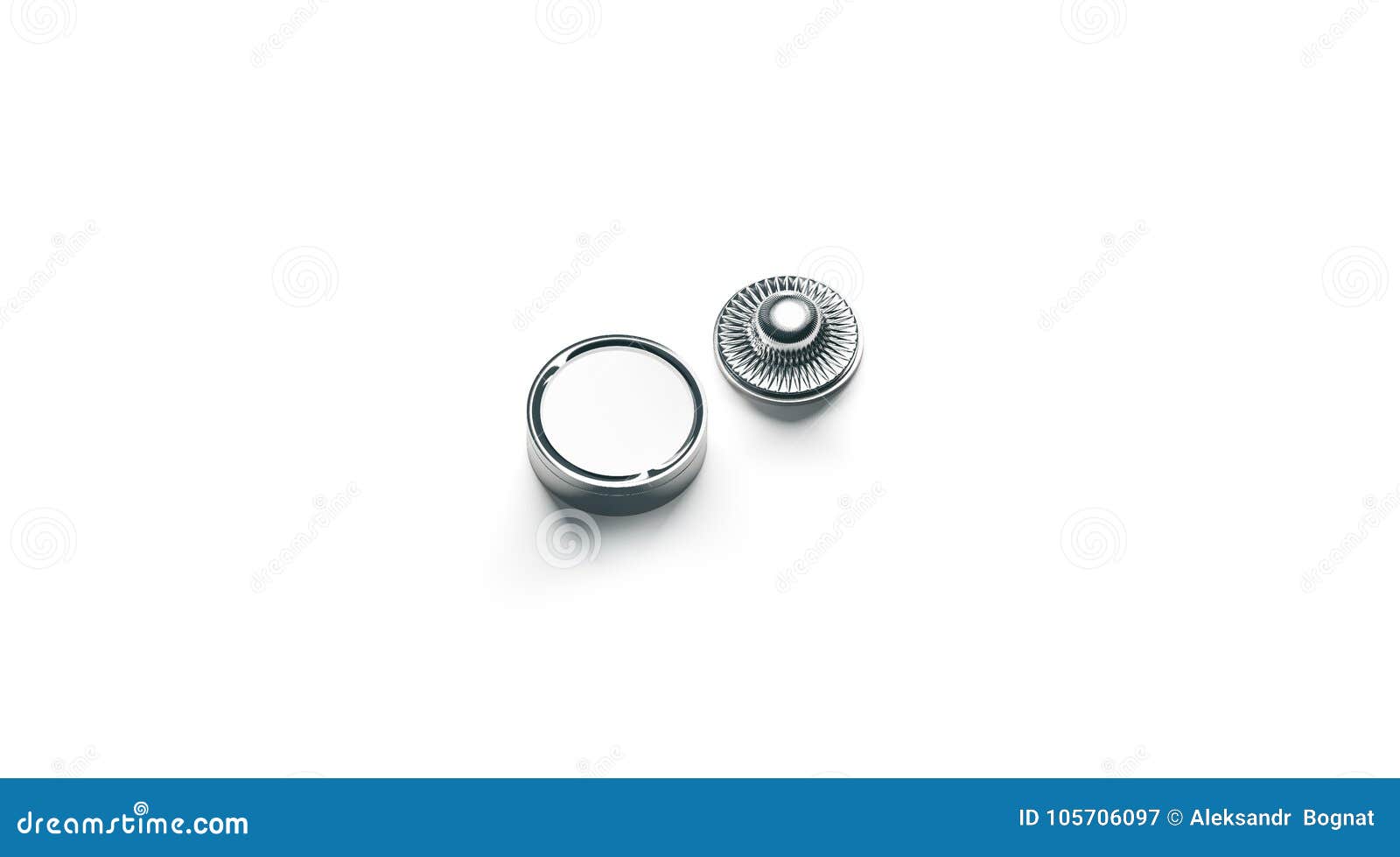 Download Blank White Metal Snap Button Mock Up Isolated Stock Illustration - Illustration of jeans, label ...