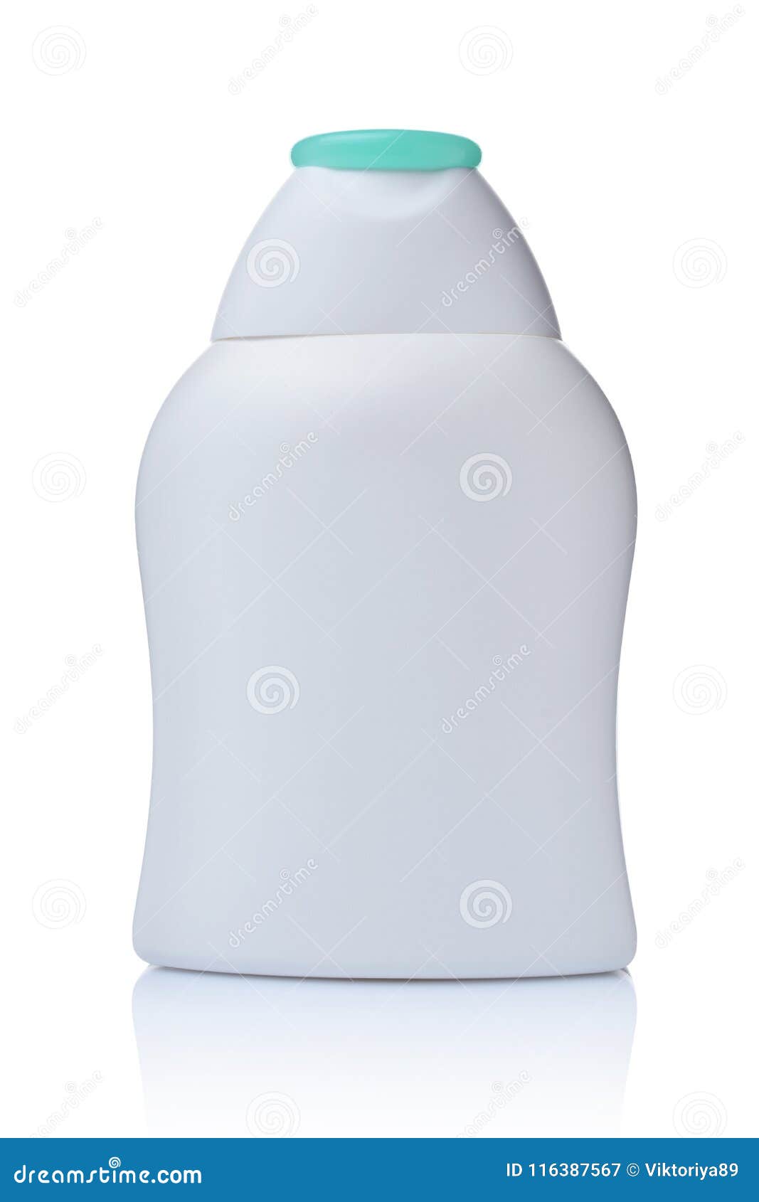 Download Blank White Mockup Figured Bottle Of Cosmetic Product With ...