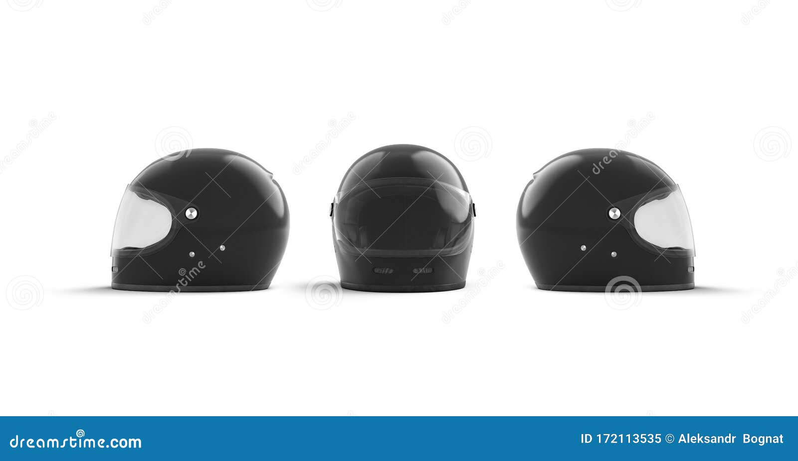 Download Blank White Moto Helmet Mock Up, Front And Side View Stock ...