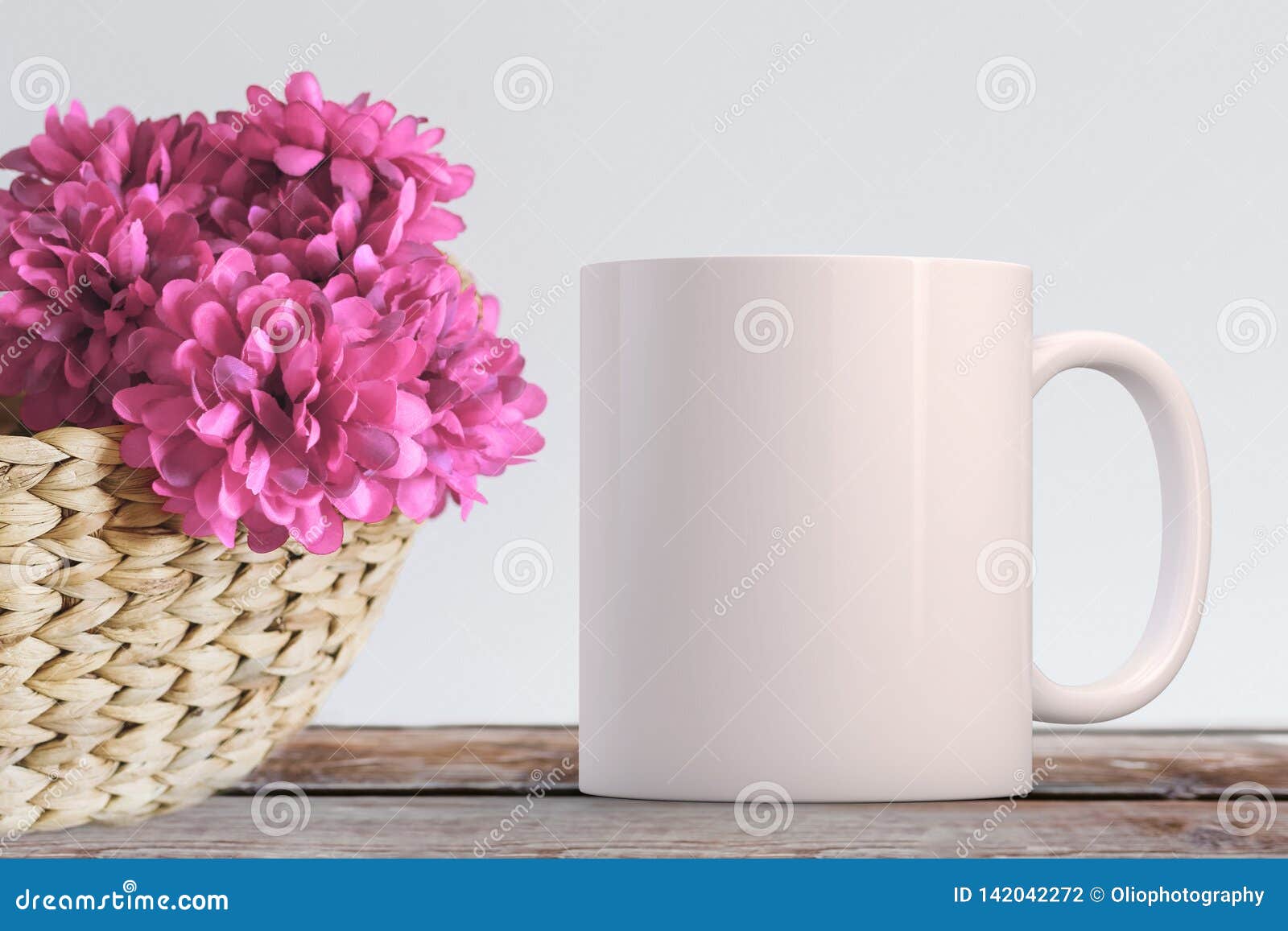 Download White coffee mug mockup stock photo. Image of pretty ...