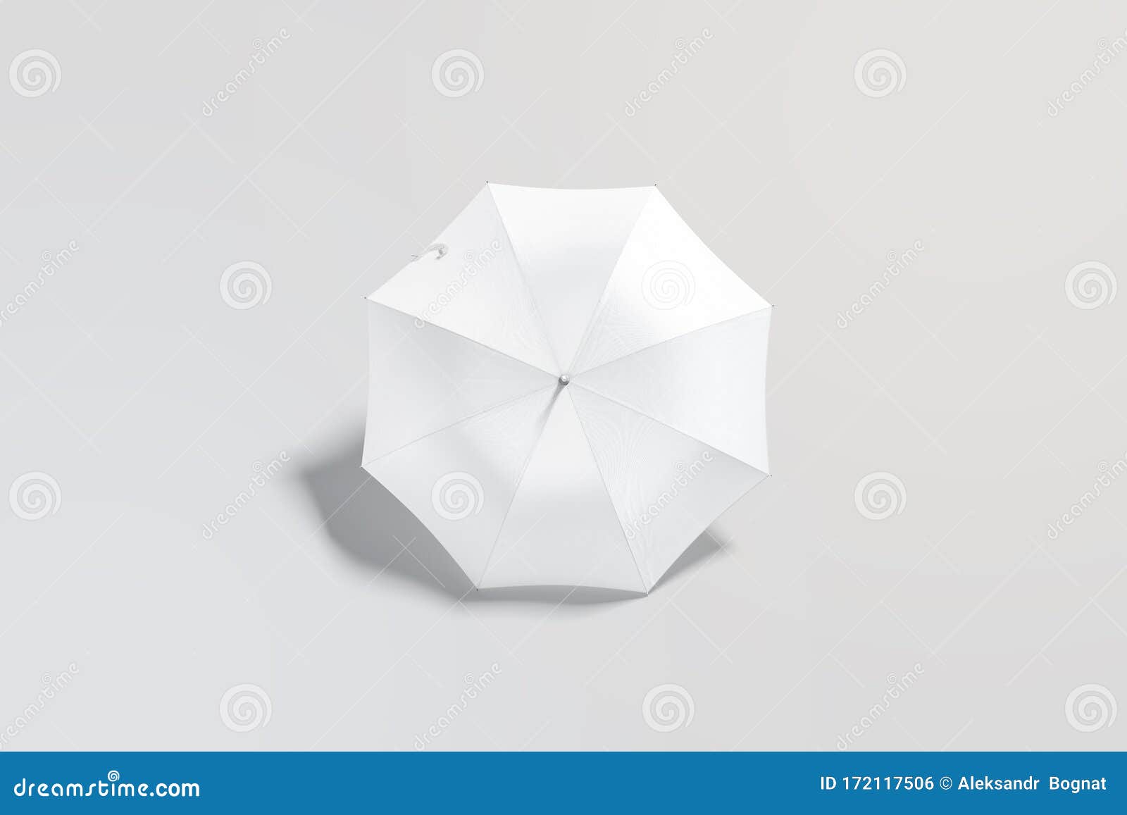 Download Blank White Open Umbrella Mock Up Lying, Backside View ...
