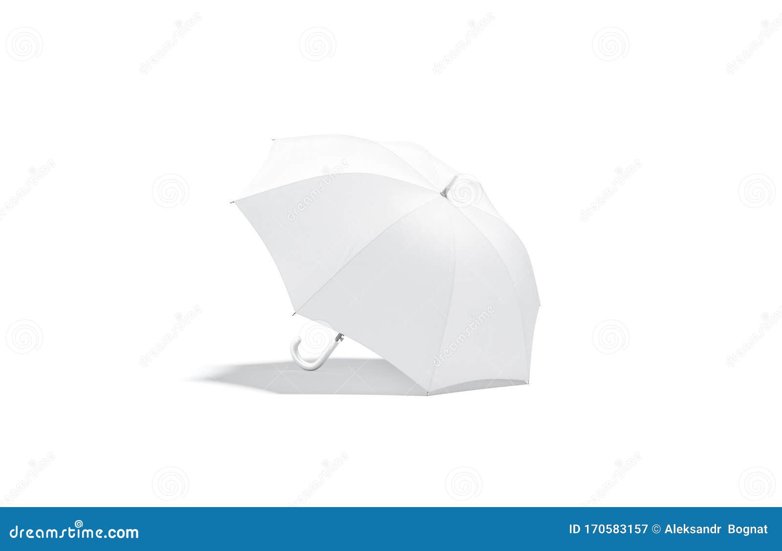 Download Blank White Open Umbrella Mock Up Lying, Side View Stock Illustration - Illustration of gingham ...