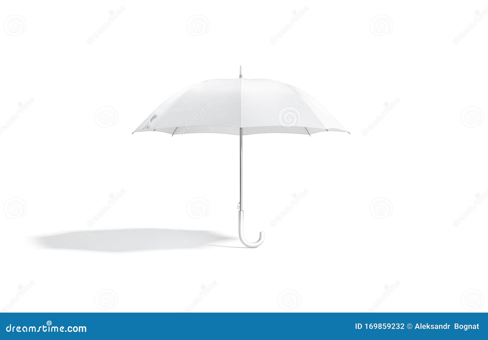 Download Blank White Opened Umbrella Mock Up Stand, Front View ...