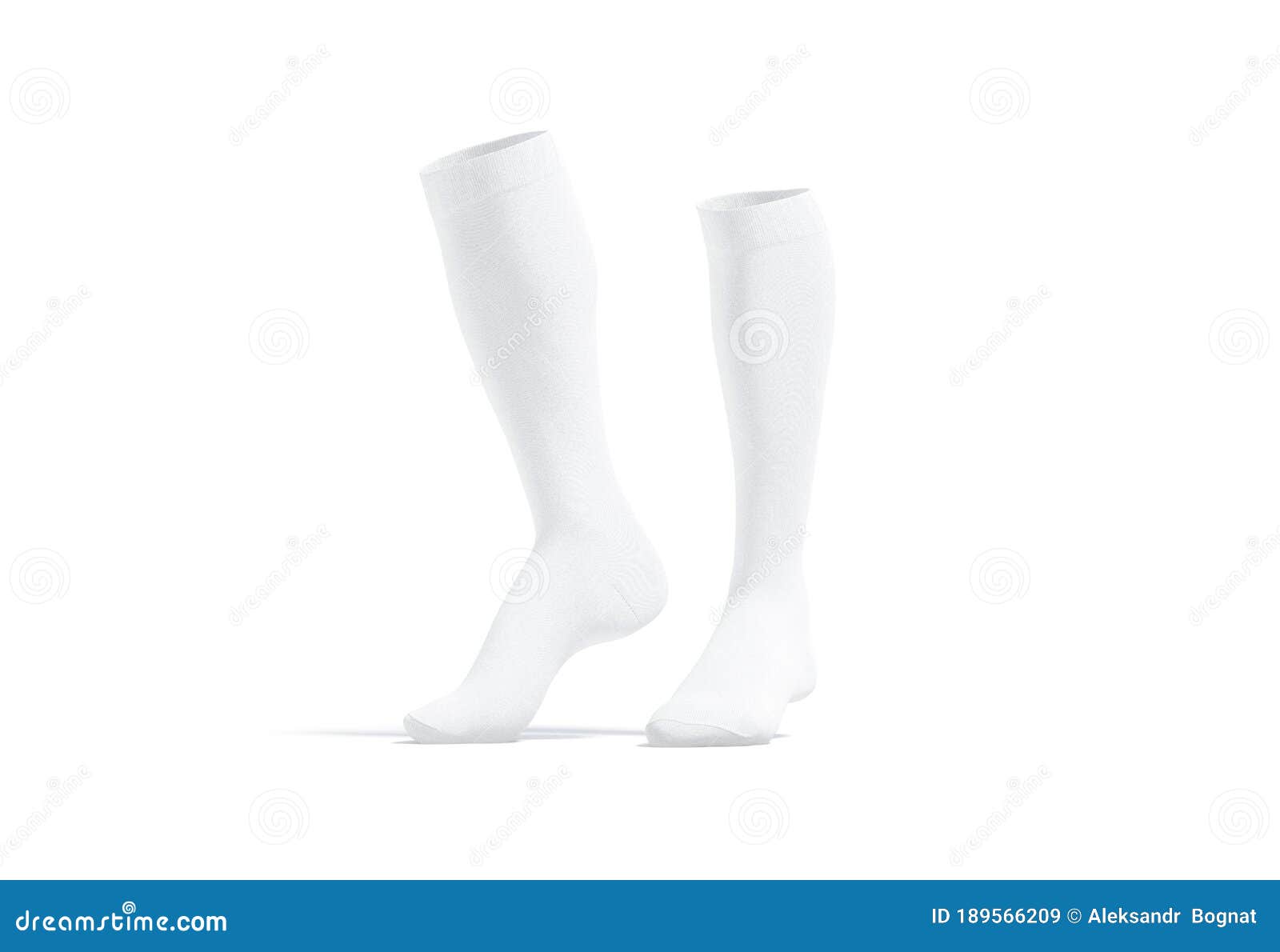 Download Blank White Pair Soccer Socks Toe Mockup, Half-turned View ...