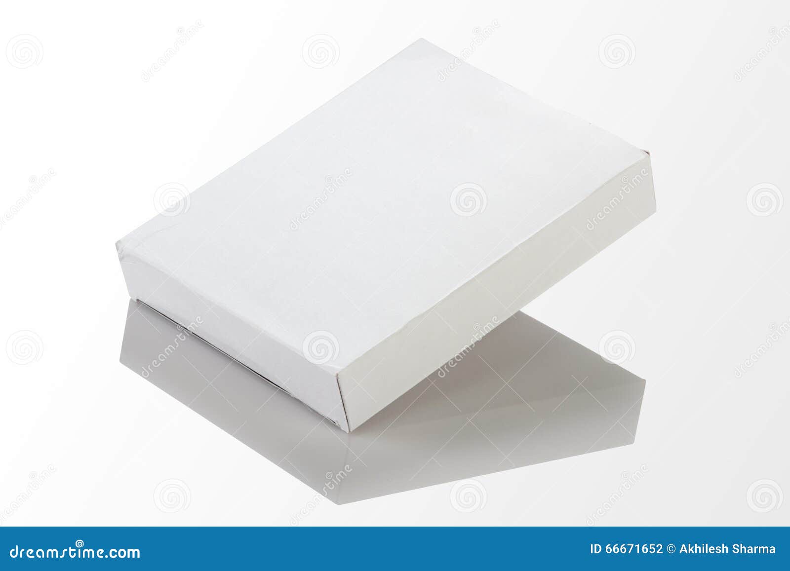 Download Blank White Paper / Card Box For Mockup Stock Photo ...