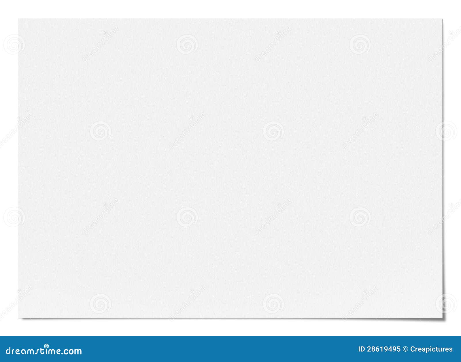 Blank White Paper Sheet Stock Illustration Illustration Of Message 28619495