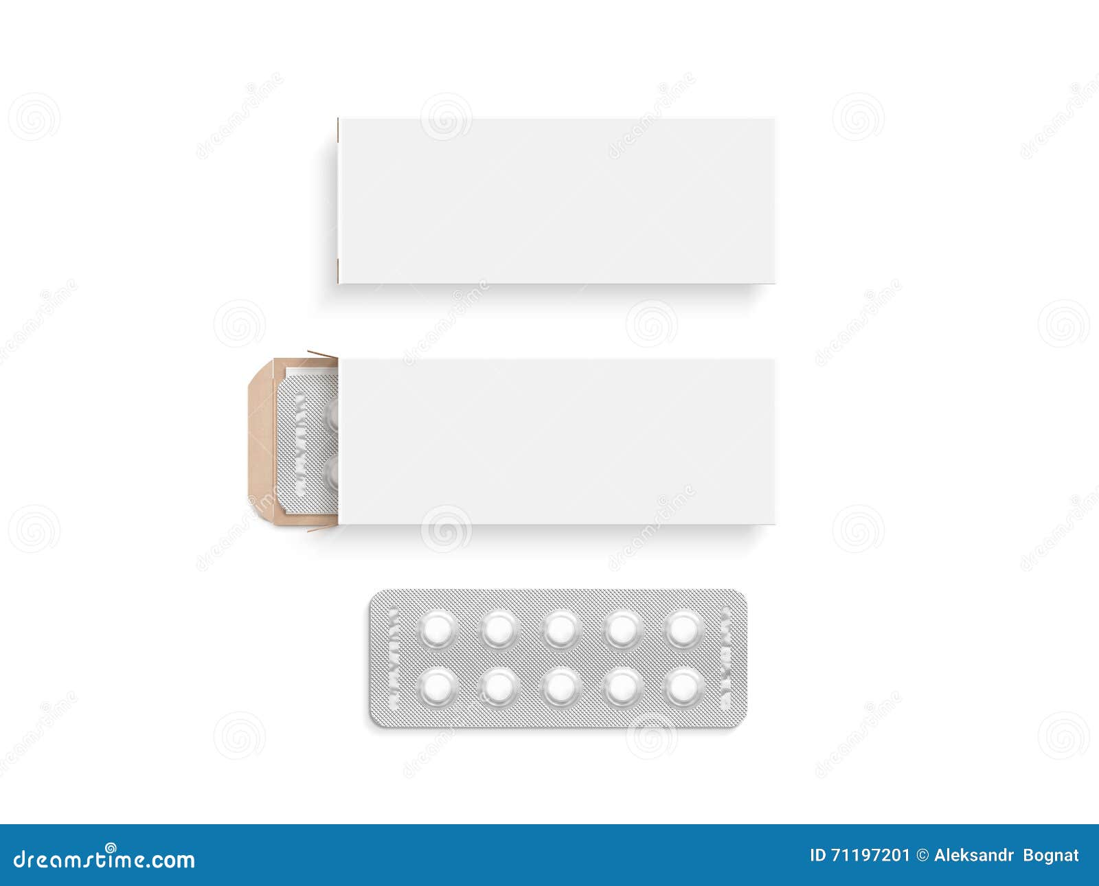 Download Blank White Pill Box Design Mockup Set, Isolated, 3d ...
