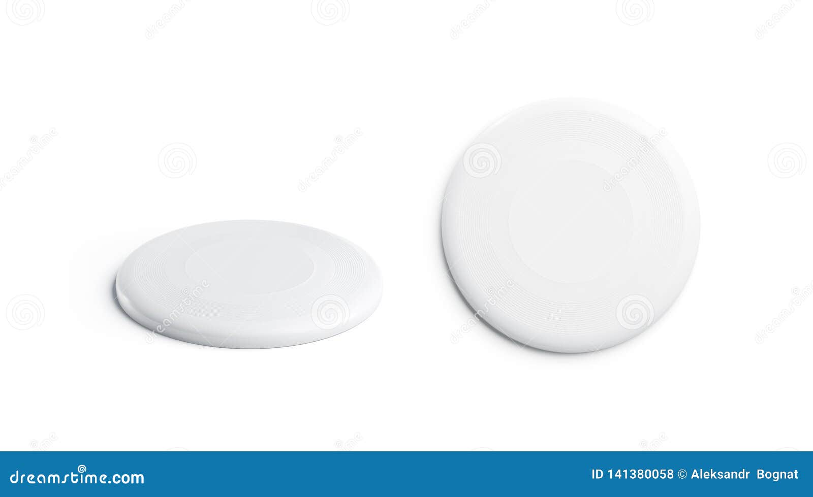 Download Blank White Plastic Frisbee Mockup, Isolated, Top And Side ...