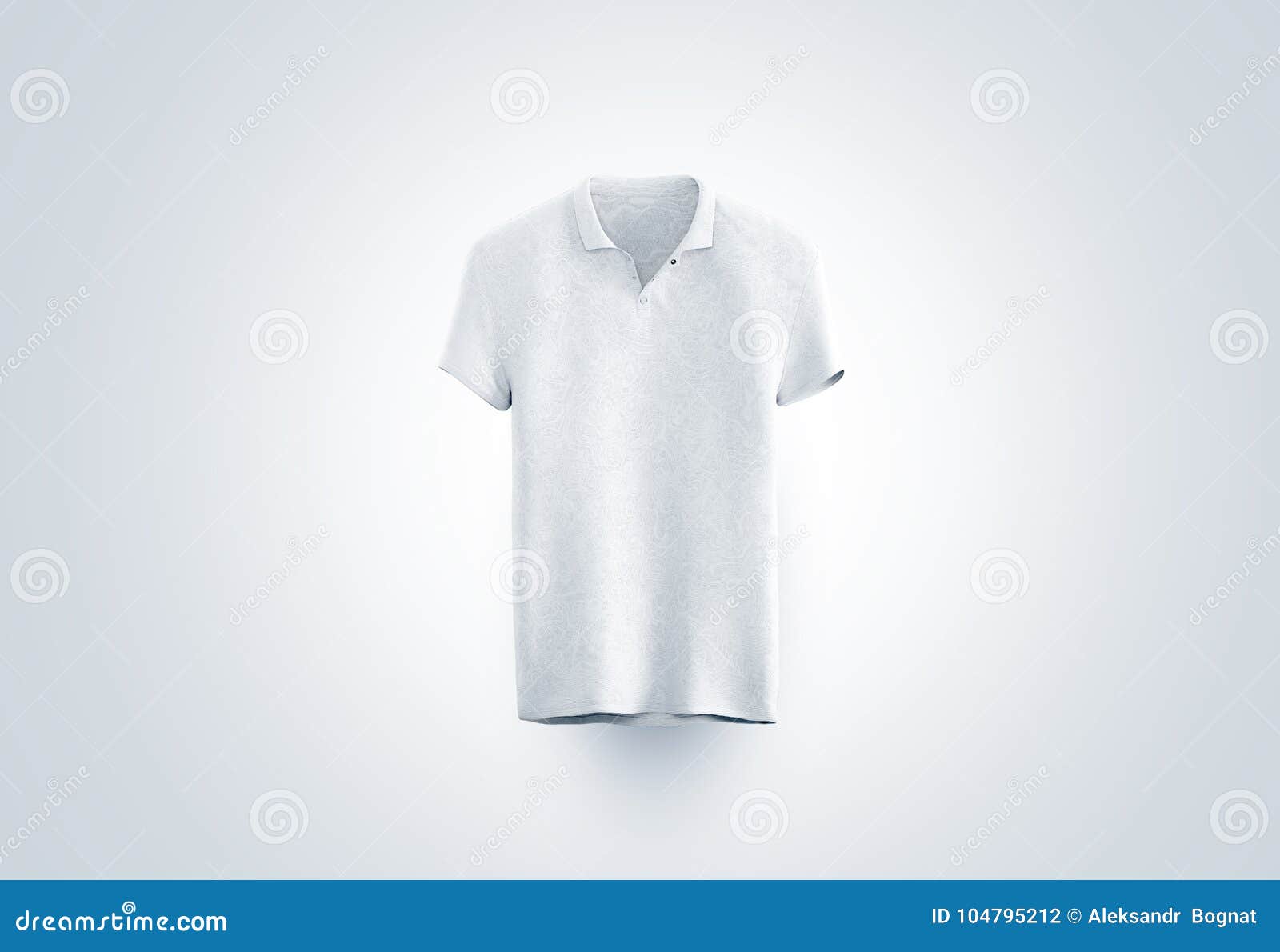 Download Blank White Polo Shirt Mock Up , Front View Stock Photo ...