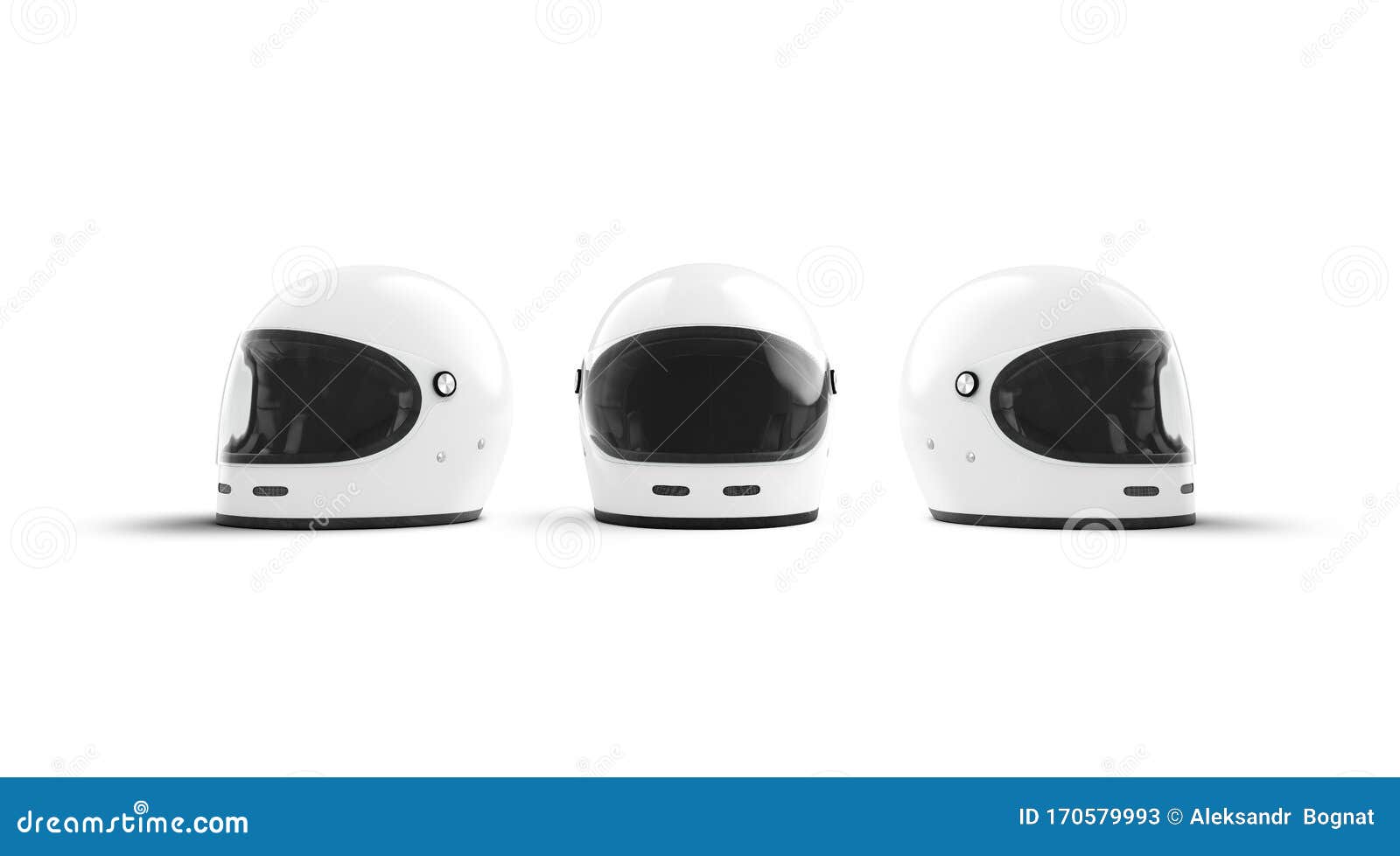 Download Blank White Protect Helmet Mockup, Front And Side View ...