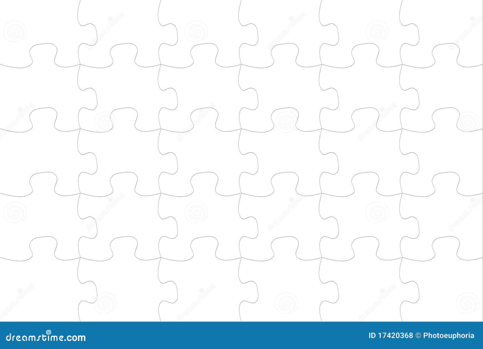 Blank White Puzzle Outline Stock Illustrations – 2,242 Blank White