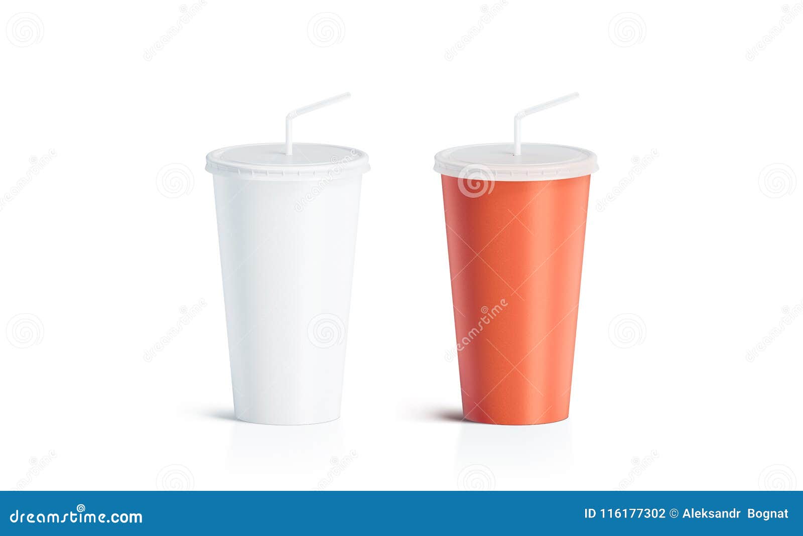 Download Blank White And Red Disposable Cup With Straw Mock Up Stock Photo Image Of Package Movie 116177302 PSD Mockup Templates