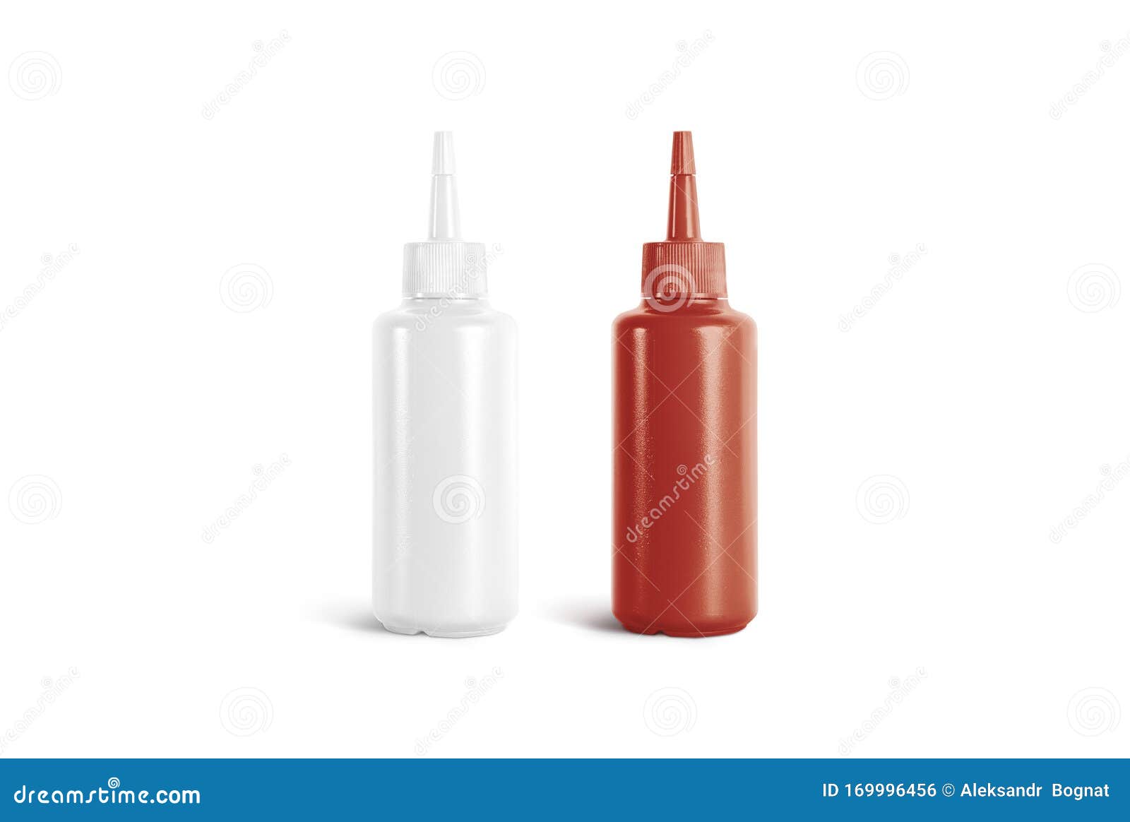Download Blank White And Red Squeeze Sauce Bottle Mockup Isolated Stock Photo Image Of Isolated Picnic 169996456