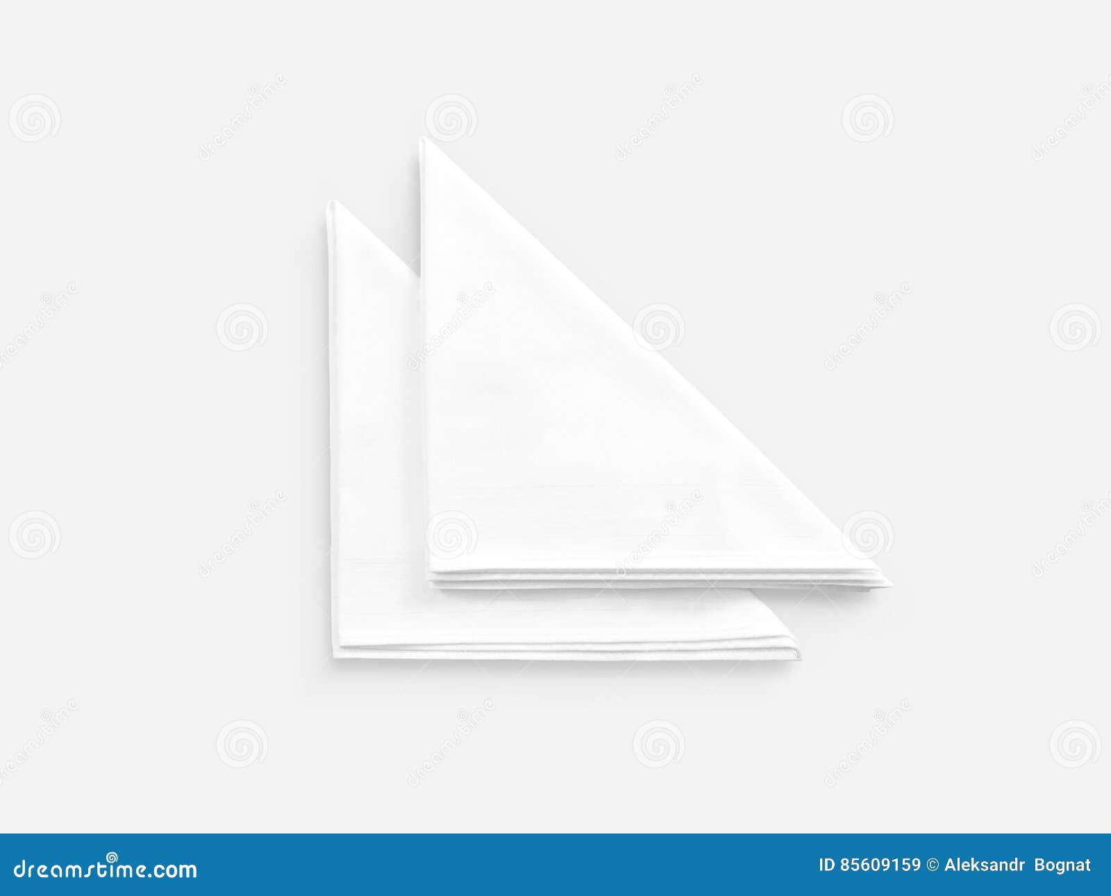 Download Blank White Restaurant Napkin Mock Up Isolated Stock Image Image Of Clear Folded 85609159