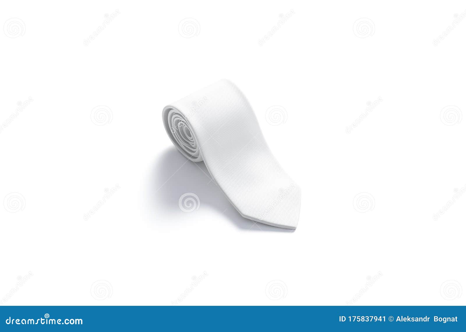 Download Blank White Rolled Neck Tie Mock Up Side View Stock Illustration Illustration Of Neckwear Neck 175837941