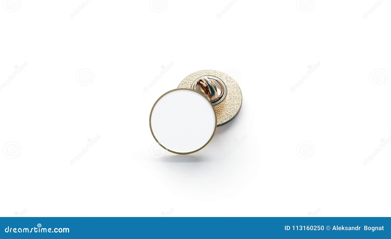 Custom Personalized Lapel Pin Blank Template