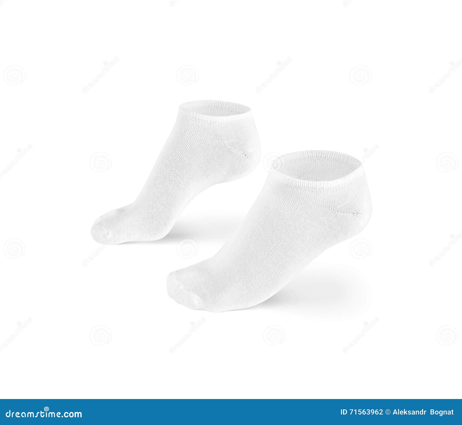 Download Blank White Short Socks Design Mockup, Isolated, Clipping ...