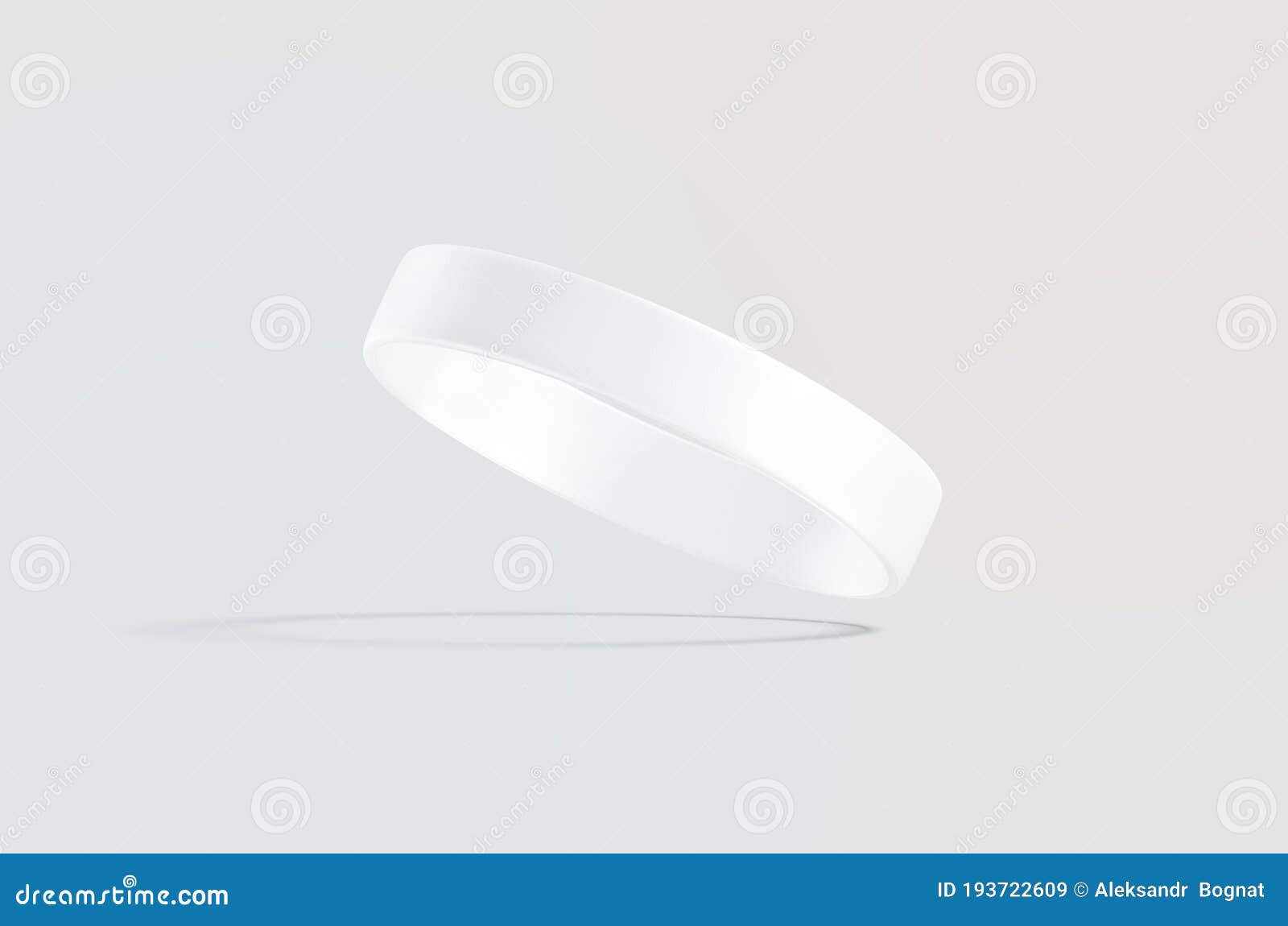 Download Blank White Silicone Wristband Mockup No Gravity Gray Background Stock Illustration Illustration Of Checking Isolated 193722609