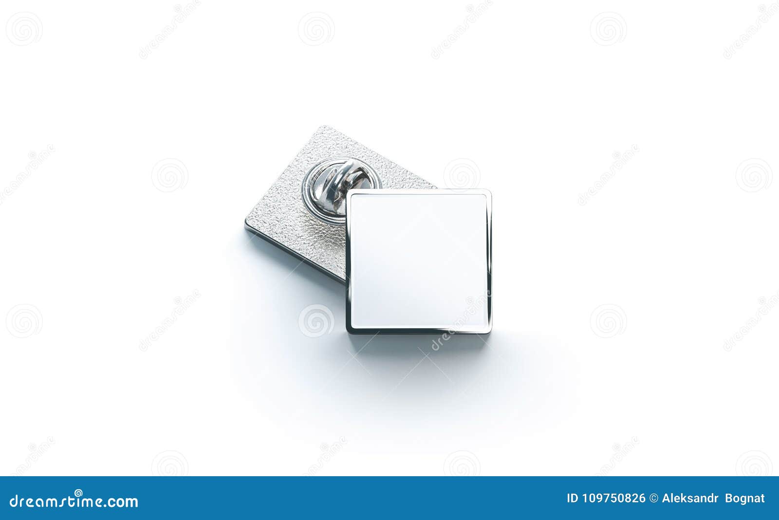 Download Blank White Silver Lapel Badge Mock Ups Stack Stock Photo - Image of clear, mark: 109750826