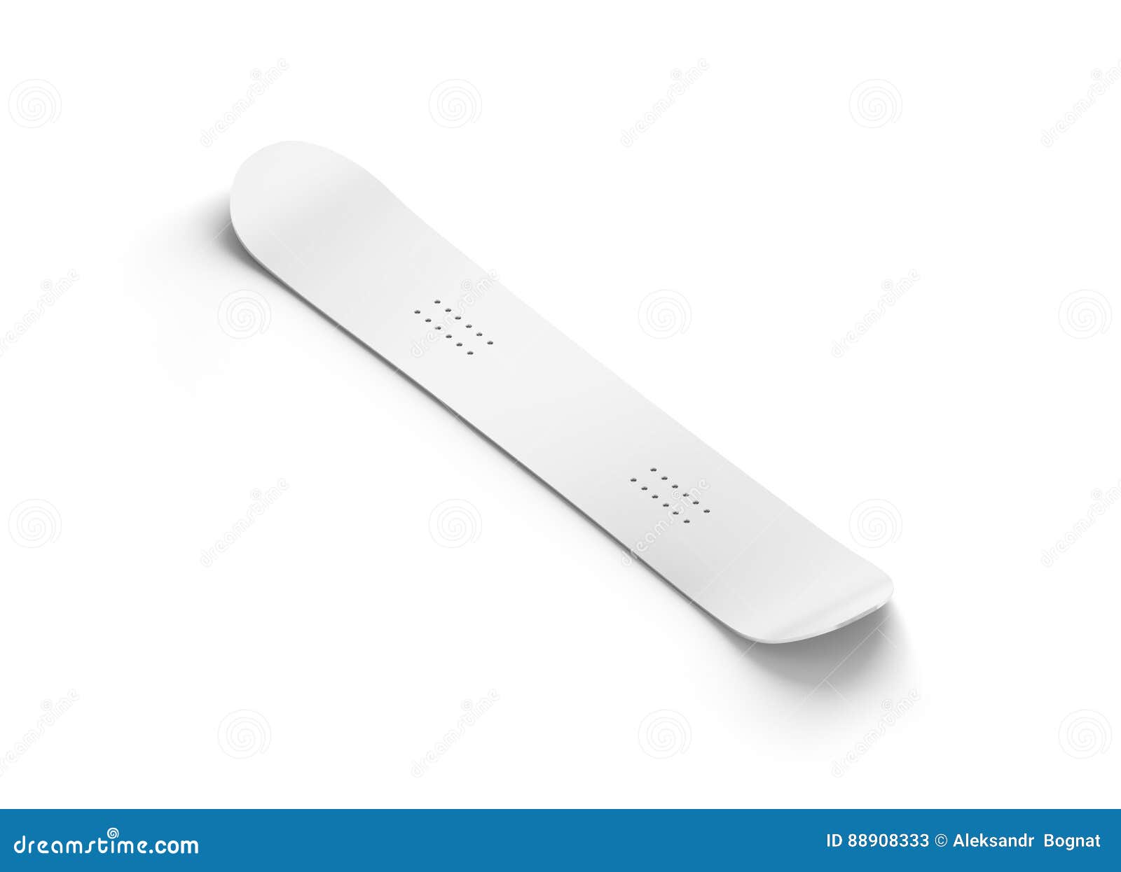 Download Blank White Snowboard Design Mockup Isolated Stock Image ...