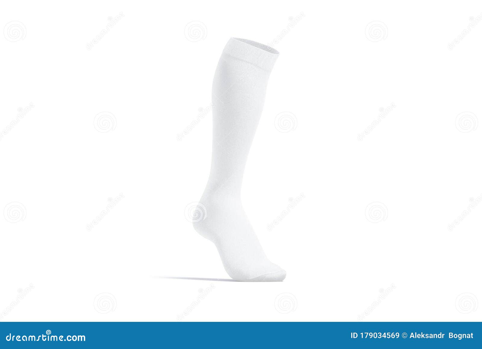 Download Blank White Soccer Socks Toe Mockup, Half-turned View ...
