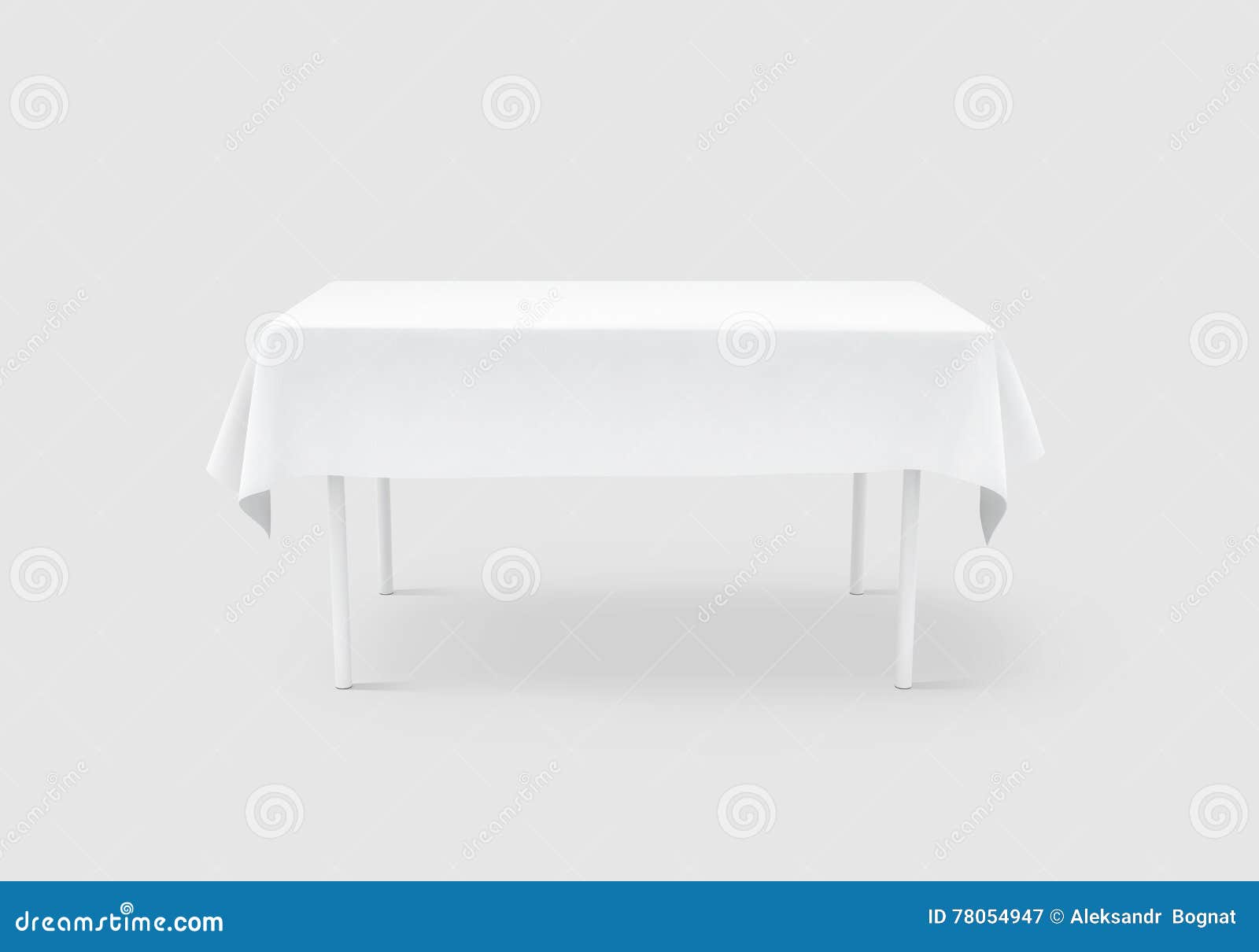 Download Blank White Table Cloth Mock Up Clipping Path Stock Illustration Illustration Of Dinner Decor 78054947