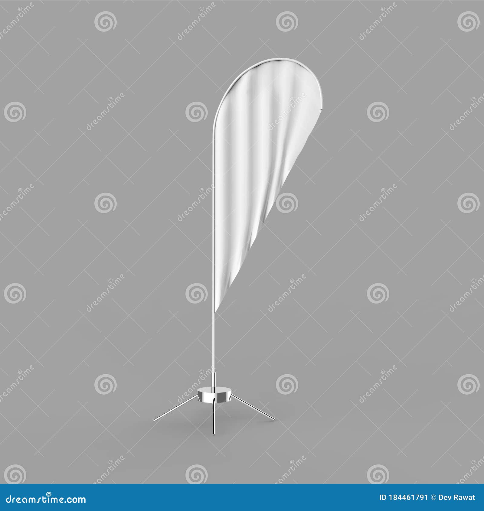 Download Blank White Teardrop Bow Flag Outdoor Advertising Shield ...