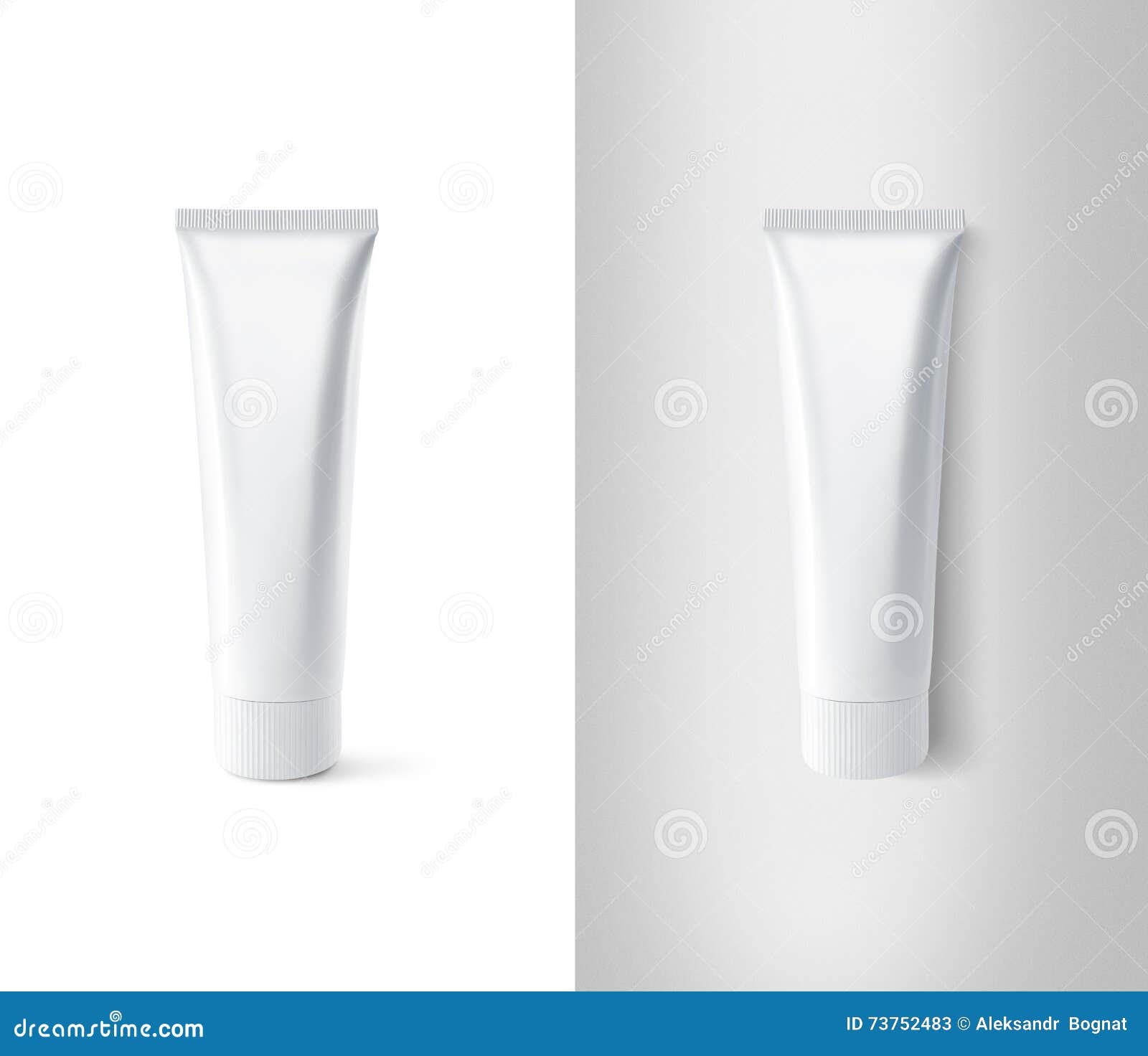 Download Blank White Toothpaste Tube Design Mockup Set Stock Image - Image of makeup, package: 73752483