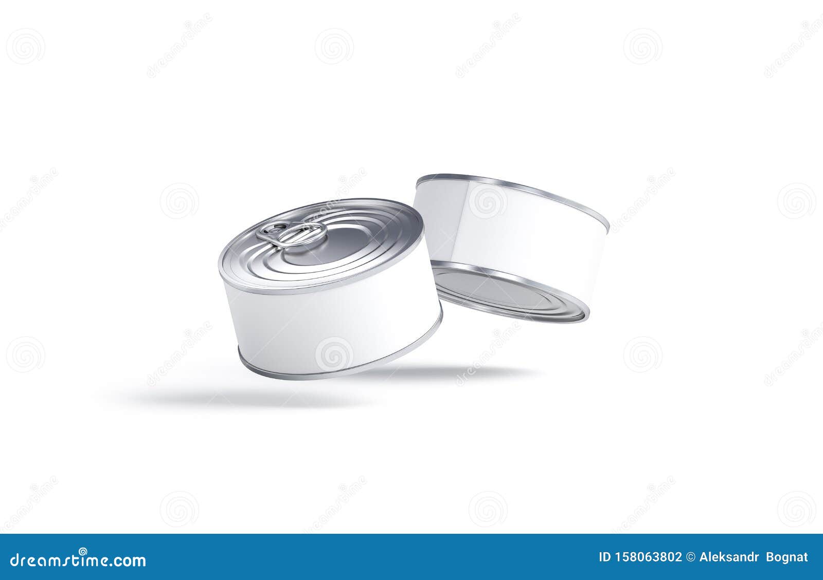 blank white two aluminum conserve can mockup, no gravity