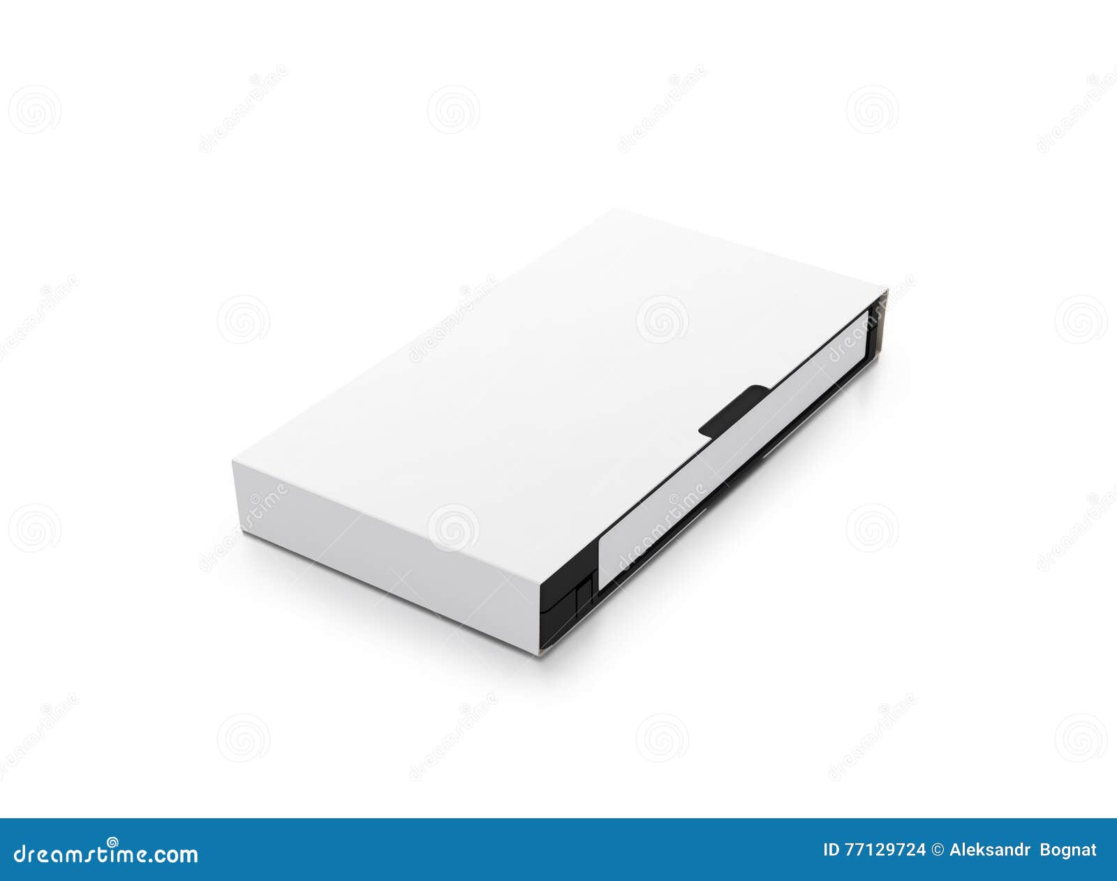 Download Blank White Video Cassette Tape Mock Up Isolated Top View Stock Illustration Illustration Of Package Memories 77129724