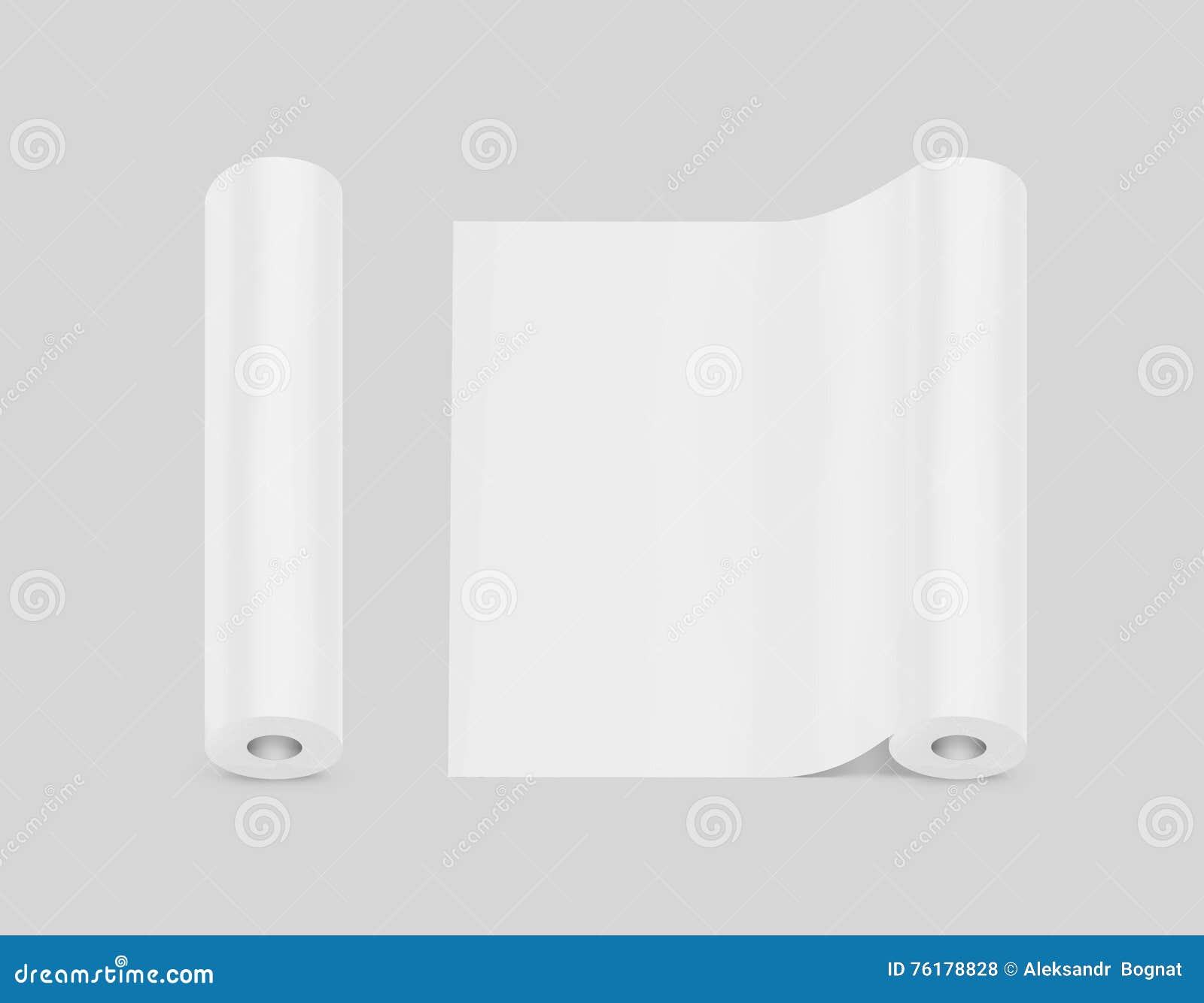 Download Blank White Wallpaper Rolls Design Mock Up, Isolated ...