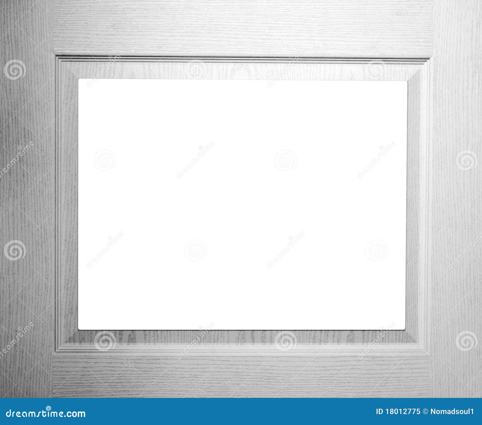 Blank White Wood Frame Royalty Free Stock Photo Image 18012775