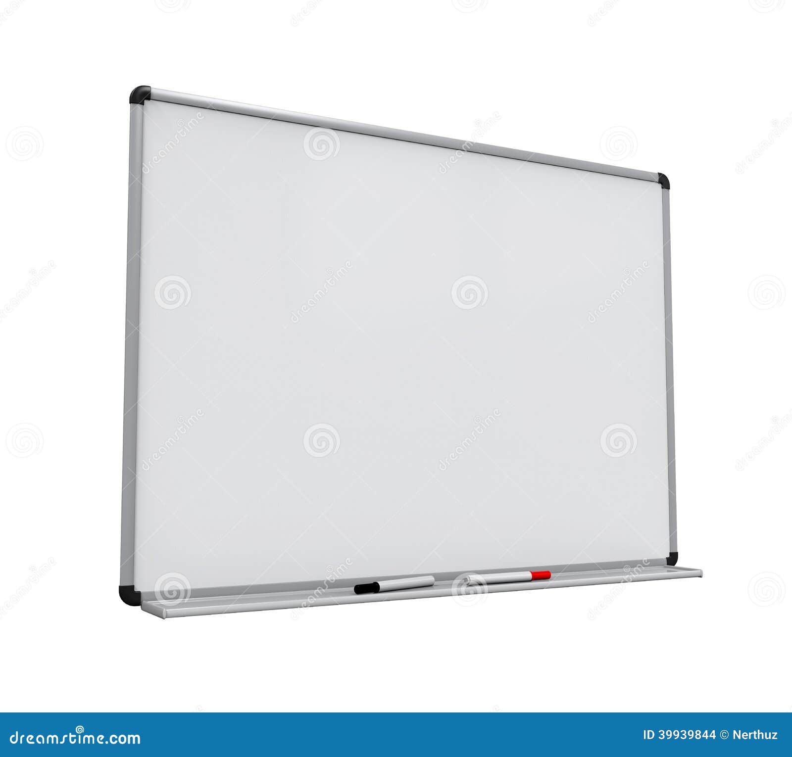 Blank Whiteboard Isolated stock illustration. Illustration of framework
