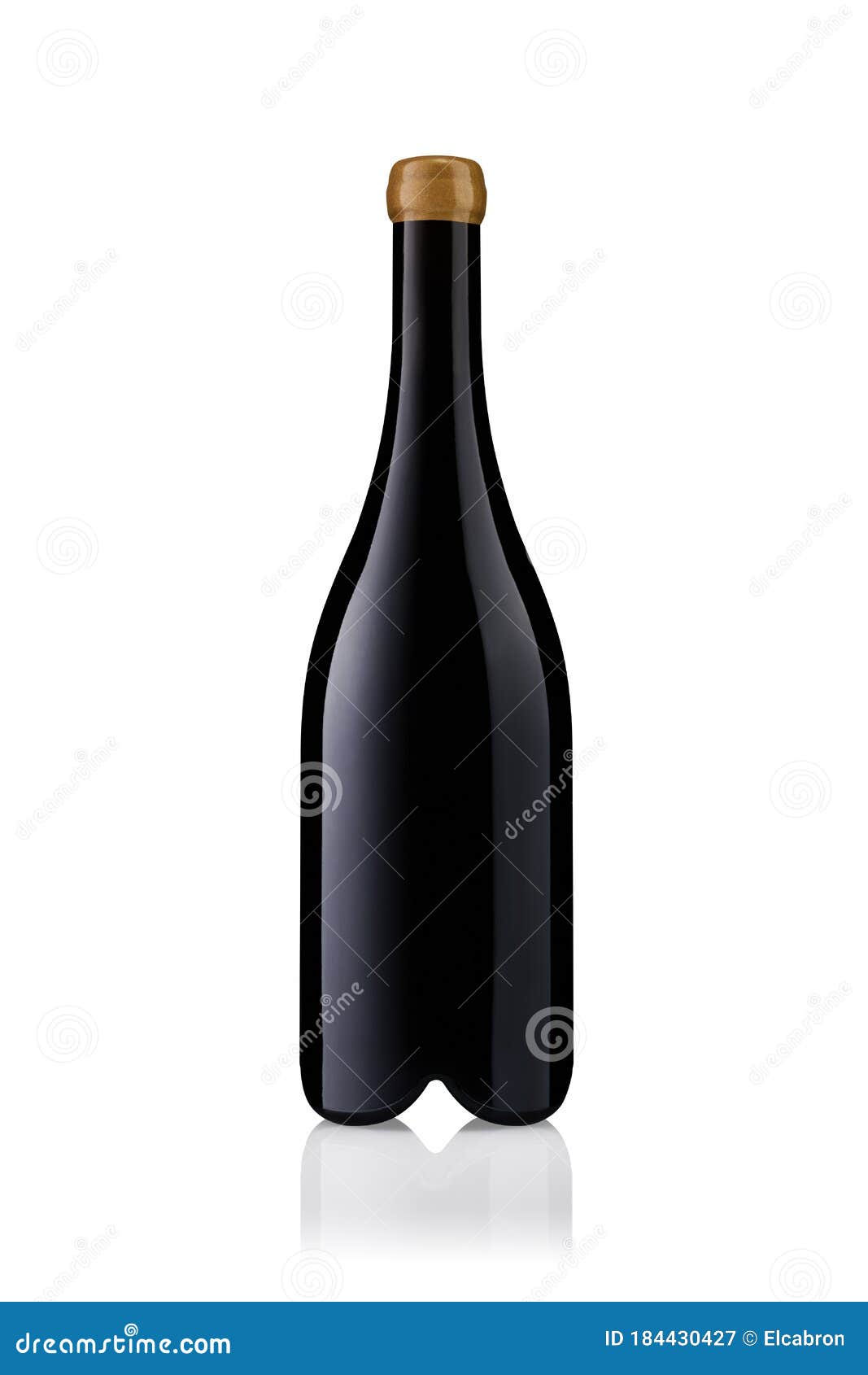 Blank wine bottle stock image. Image of ready, path 184430427
